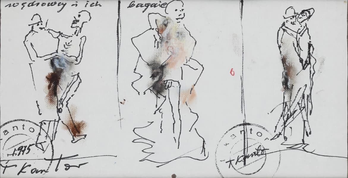 Tadeusz Kantor — "The Wanderers and Their Luggage", 1975