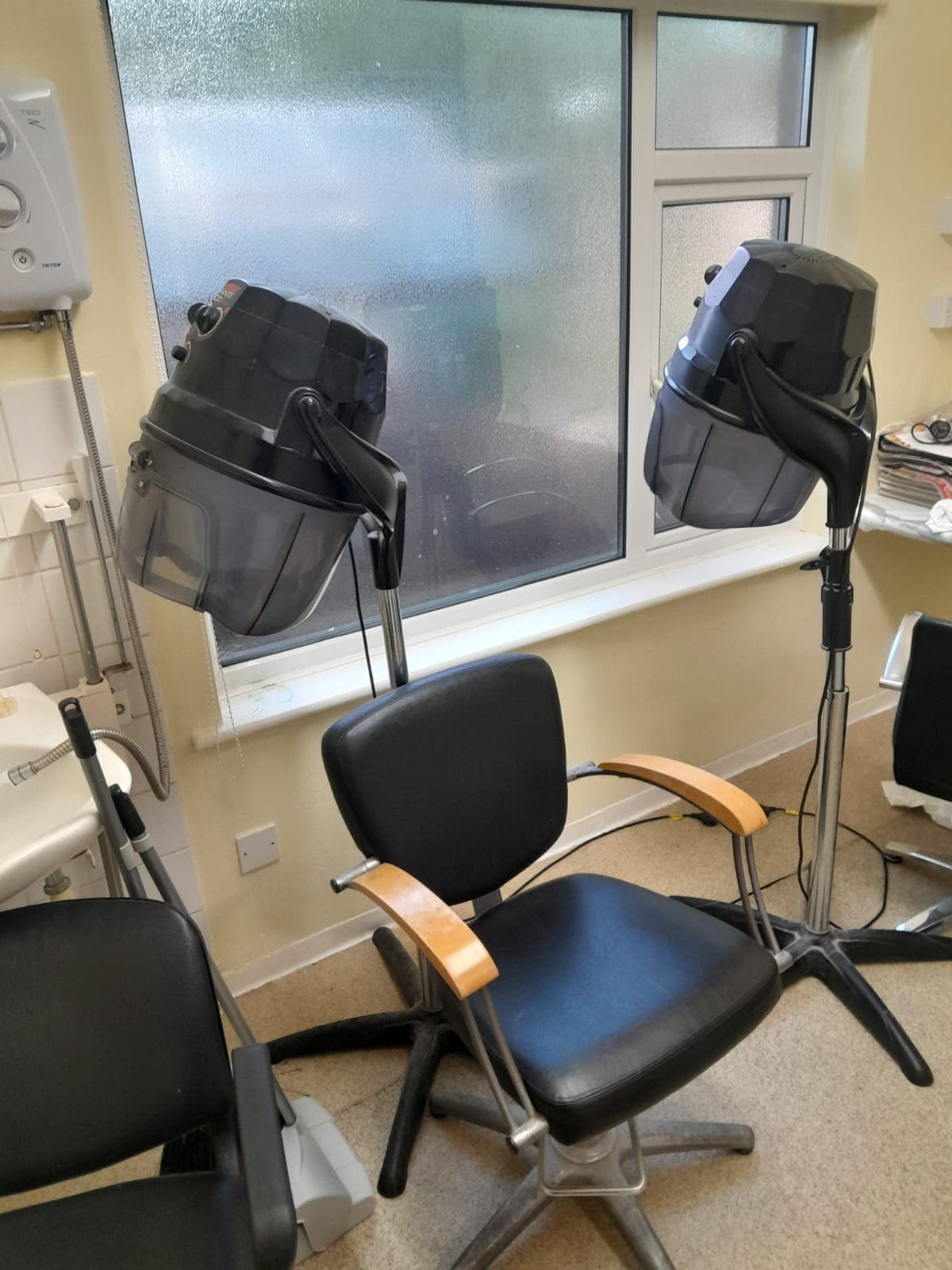 Inhalt der Friseursalon gehören 2 Ceriotti Diamante 3000 boden stehen Salon Kapuze Haartrockner