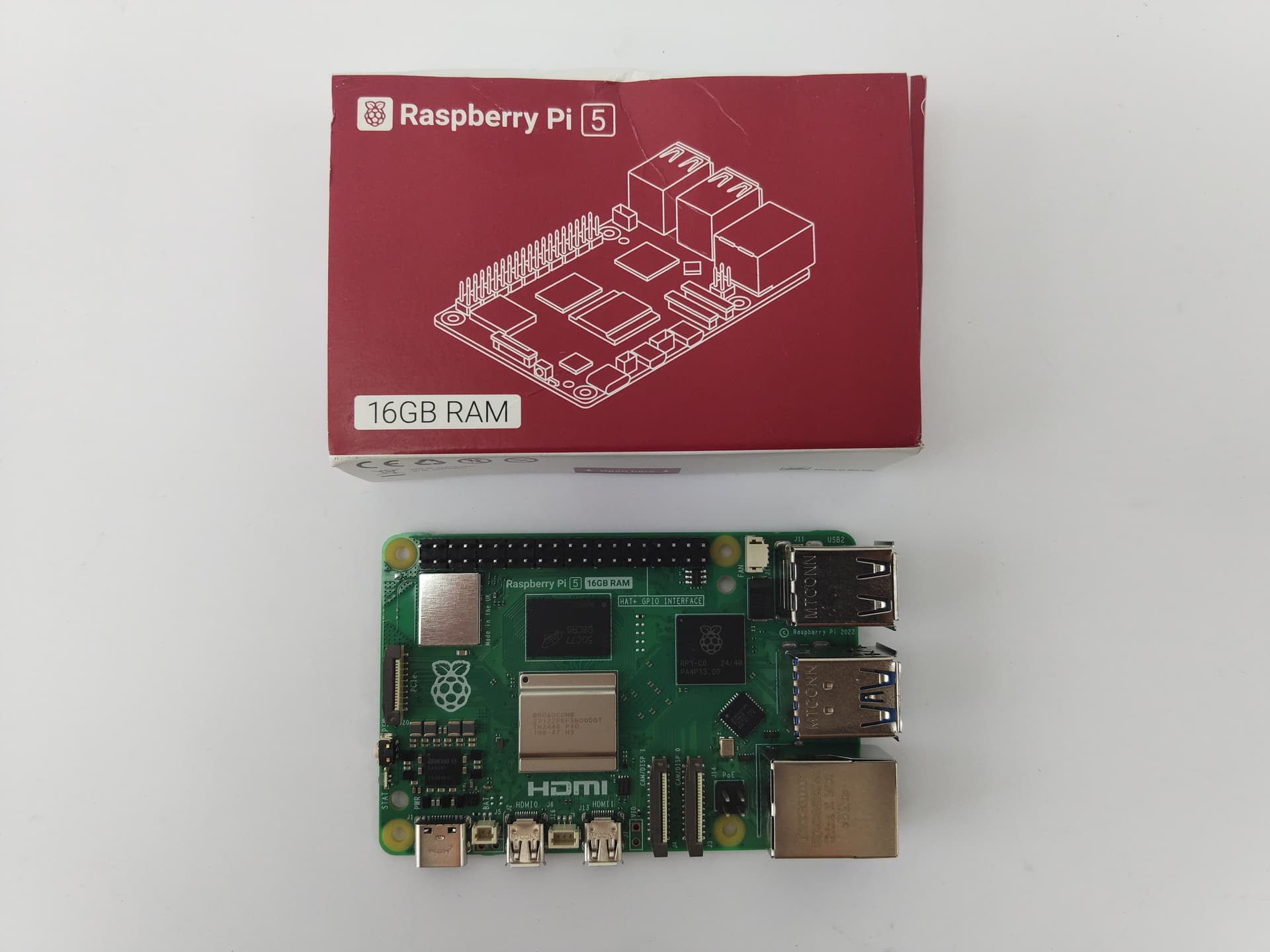 Als neue Raspberry Pi 5, 16GB Ram, Single-Board-Computer, (BC:505656180333).