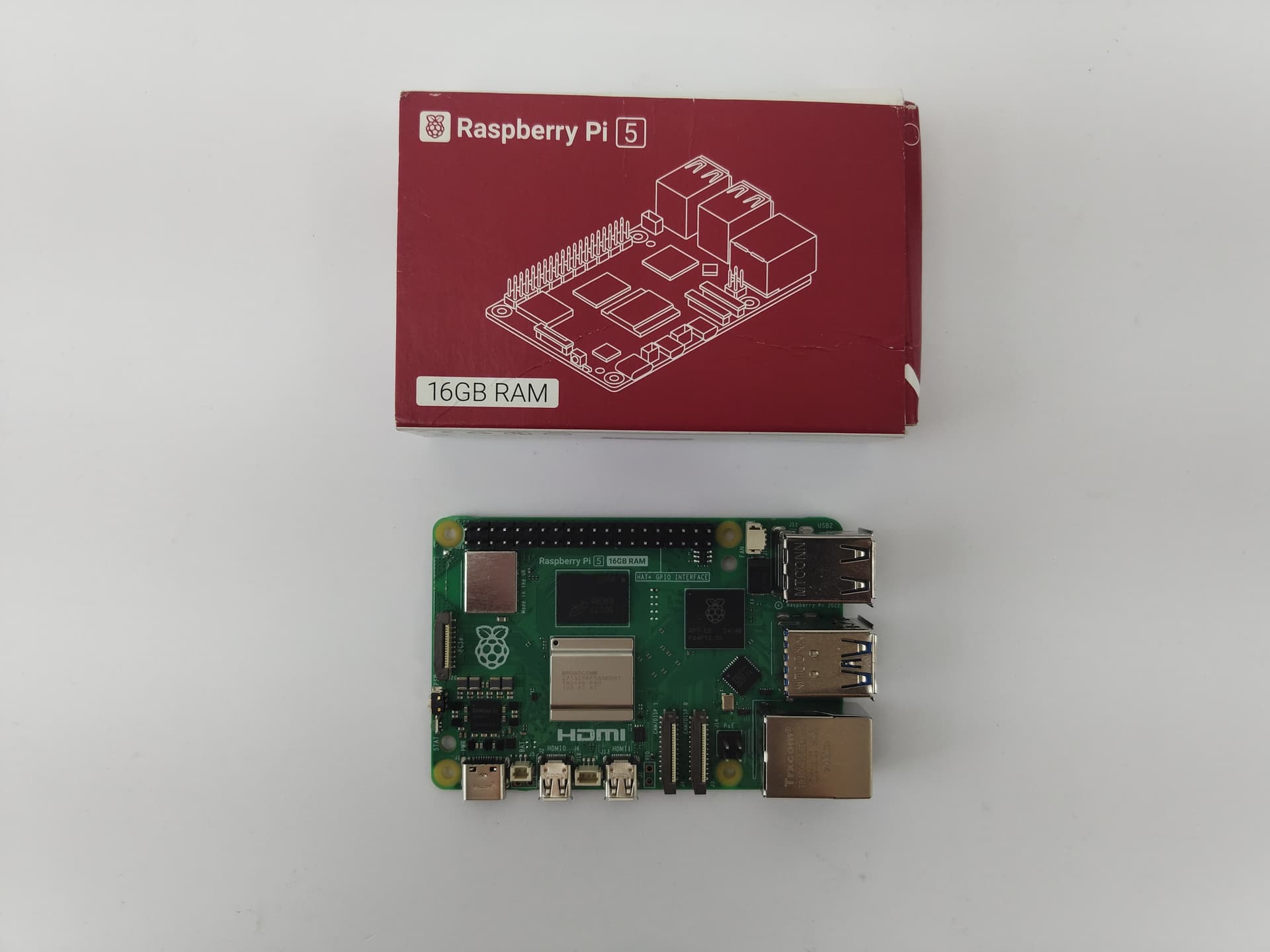 Als neue Raspberry Pi 5, 16GB Ram, Single-Board-Computer, (BC:505656180333).