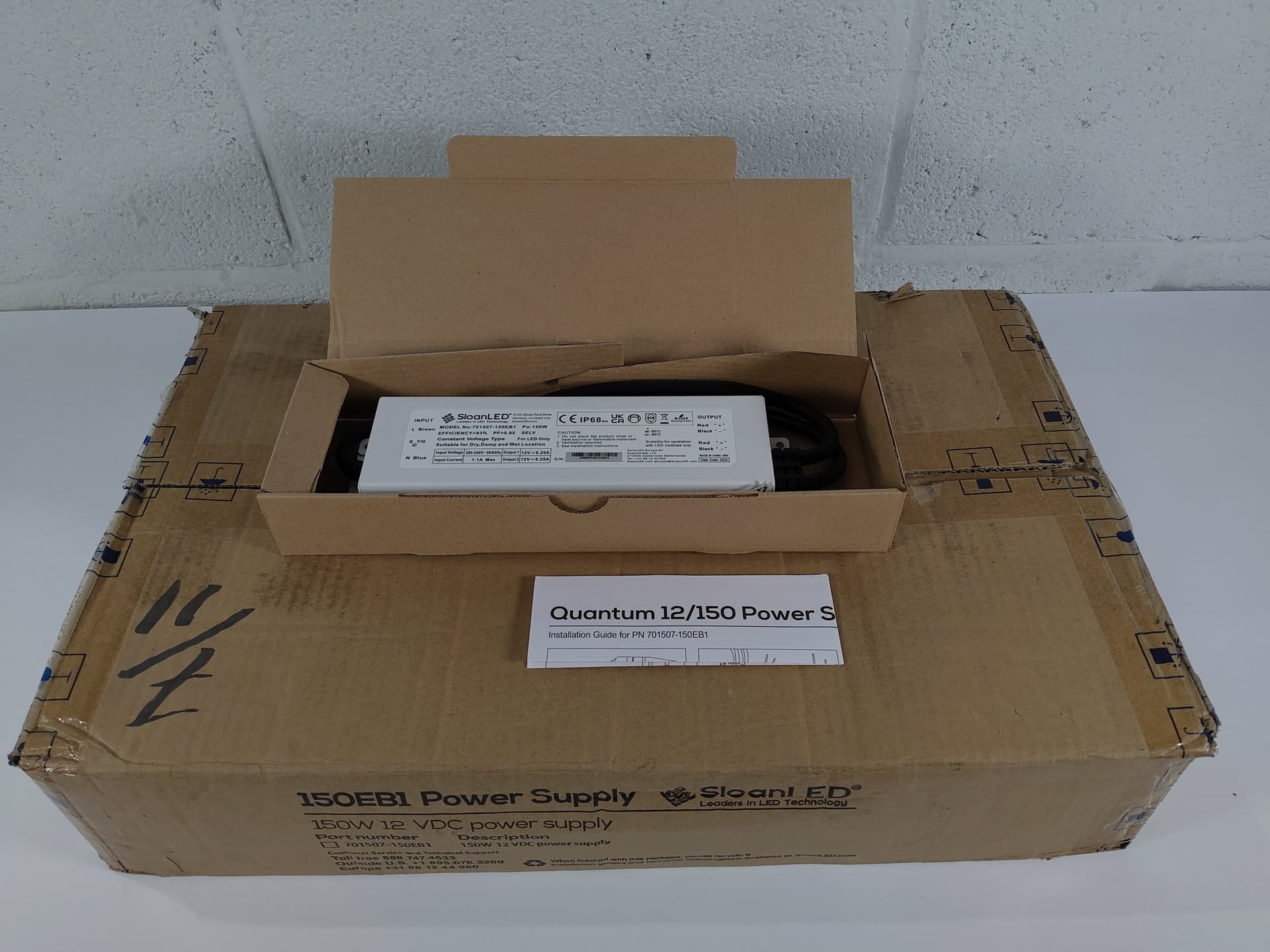 Ten as new Sloan LED drivers IP68 (701507-150B1).