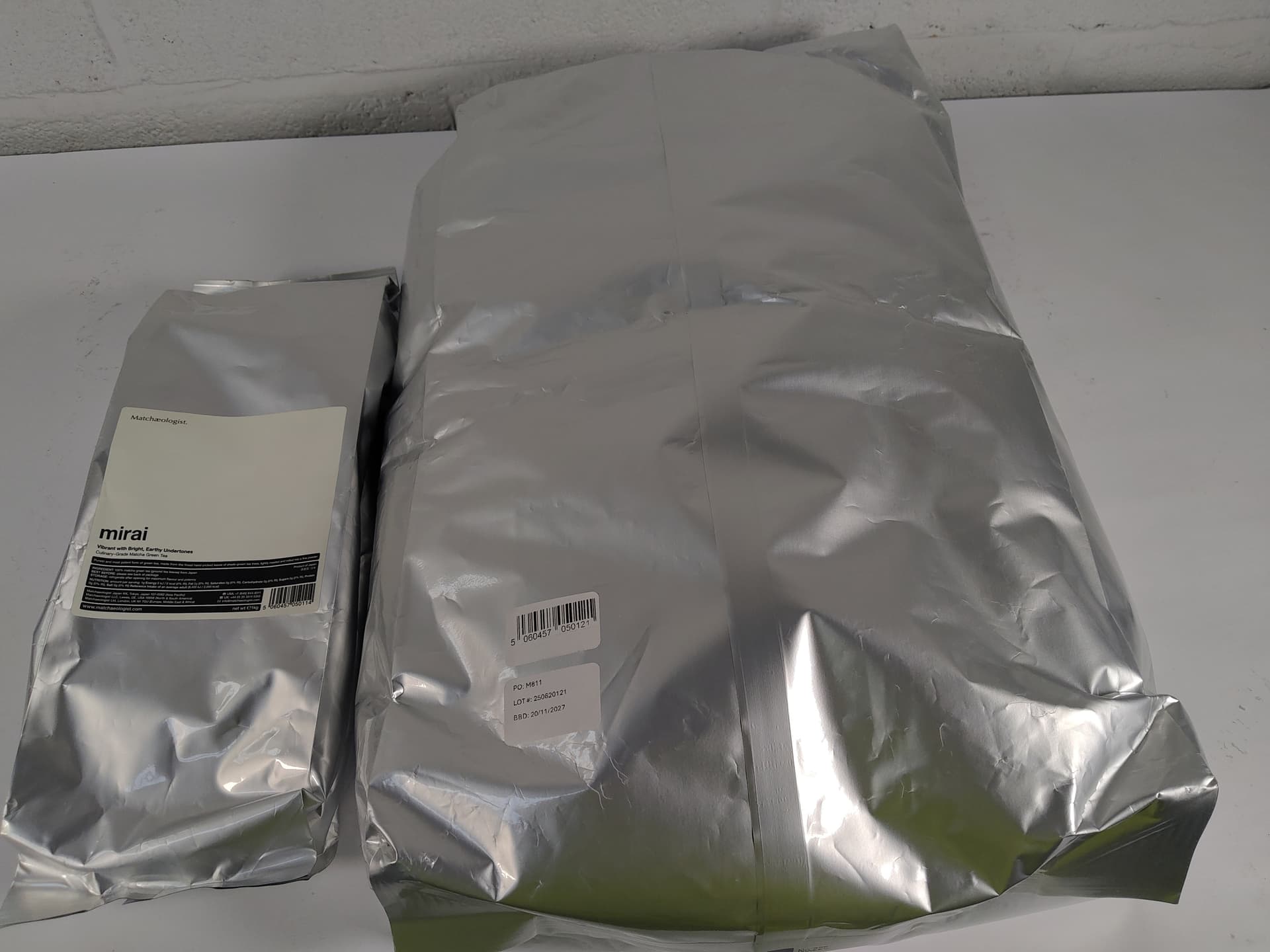 Matchaeologist Mirai Culiinary - Grade Matcha green tea 1 x 1kg 1 x 7.5kg (Exp - 1kg 20/09/2027, 7.5