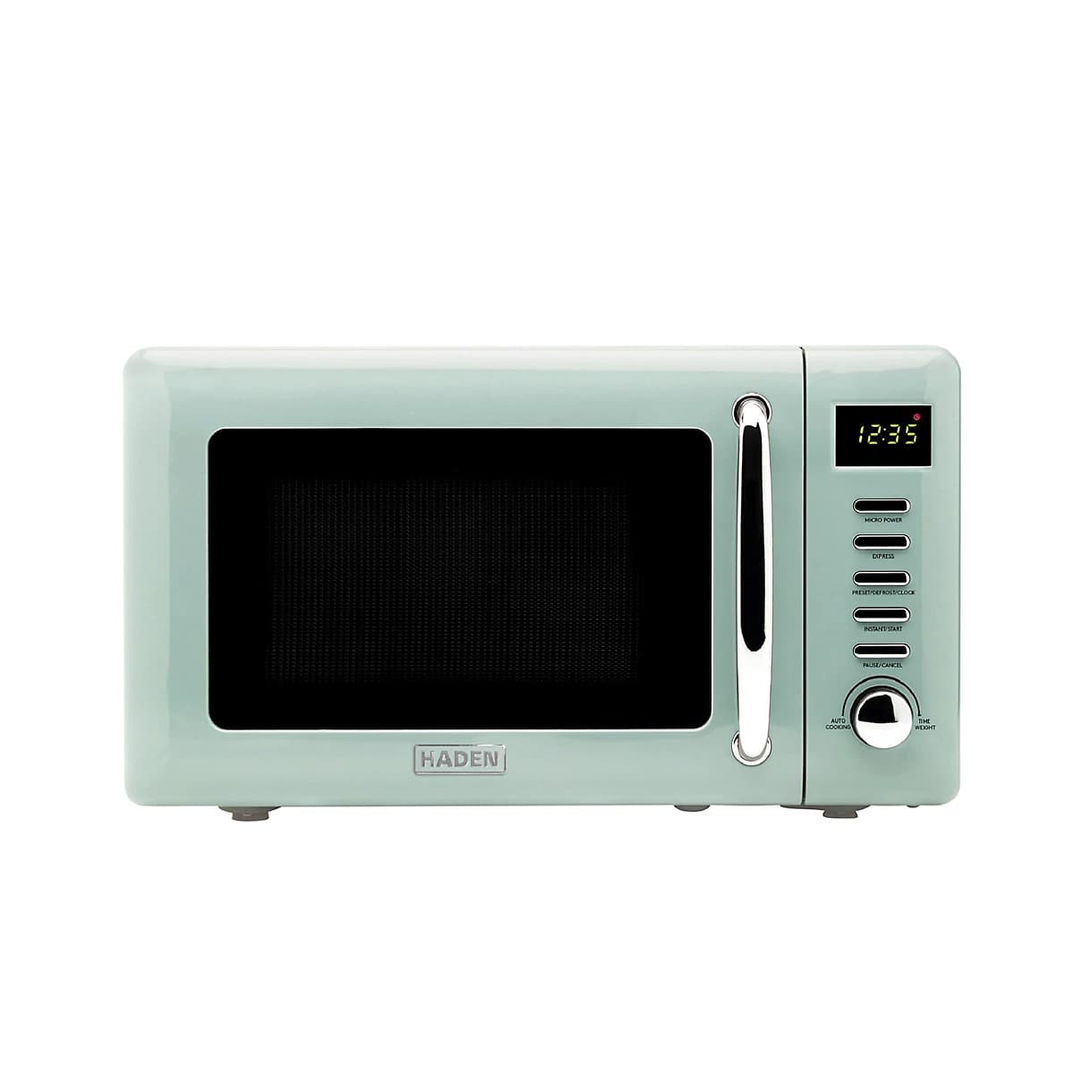 Boxed Haden Cotswold Sage Microwave - 20ltr Capacity, 800W, 60 Minute Timer