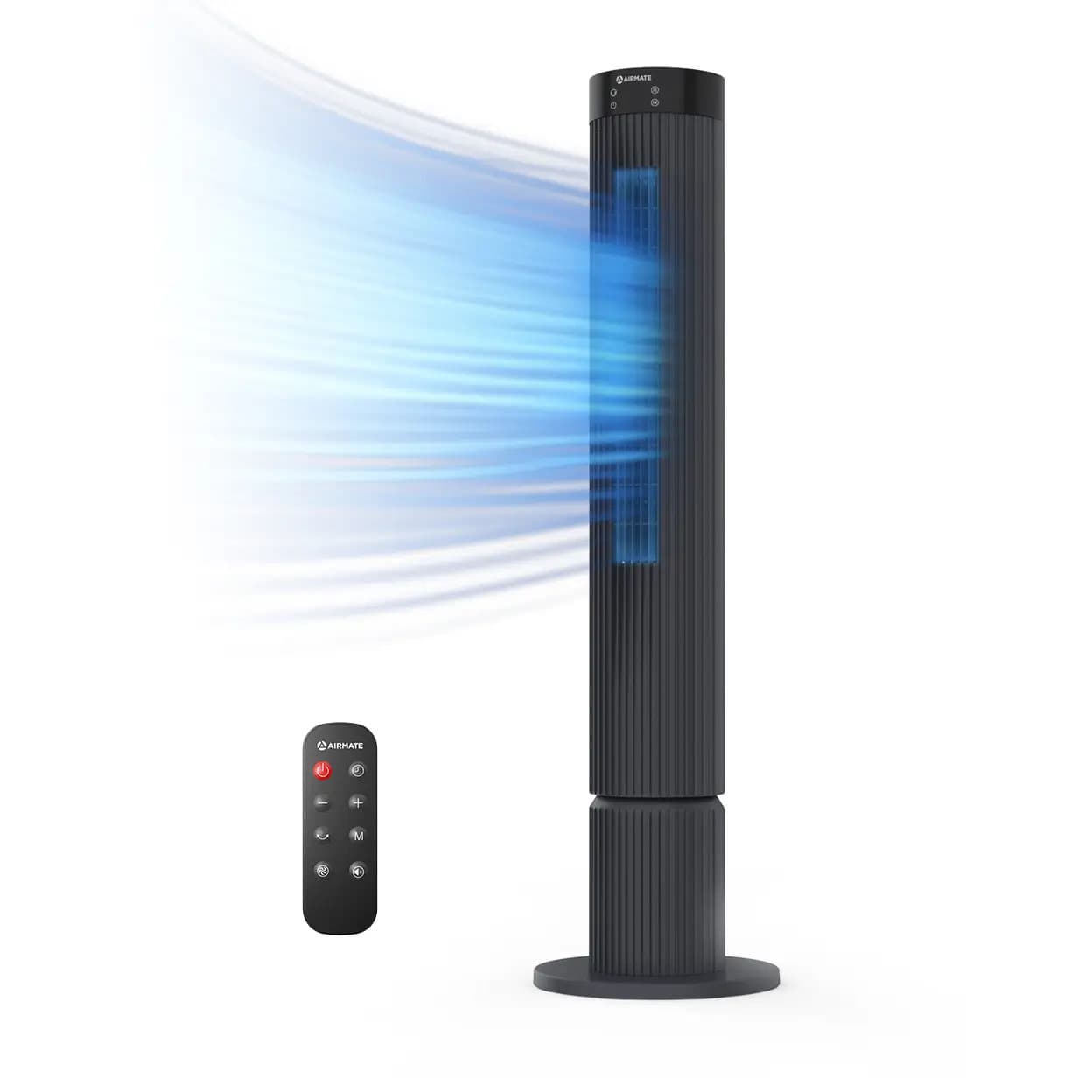 2 X BOXED Airmate Ultra-Quiet Tower Fan, Turbo Air Circulation Fan, 65° Wide Oscillation