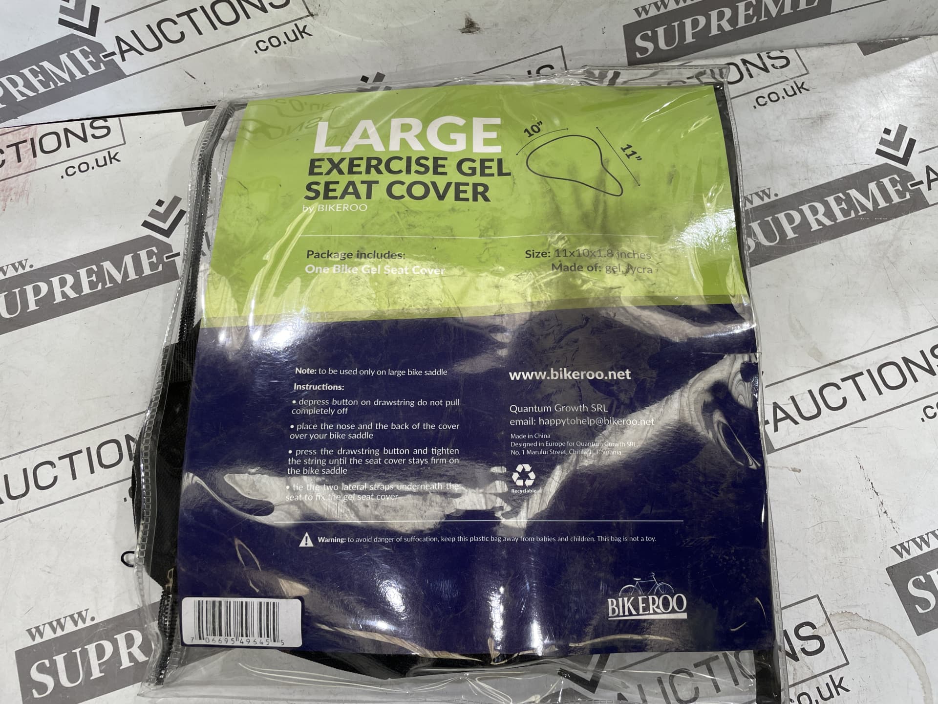 25 X Bikeroo Fietsstoeltje Kussen - Gel Bike Seat Cover, Compatibel met Peloton, Verstelbaar voor