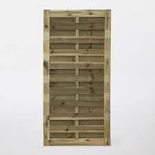 PALLET TO CONTAIN 21 X Klikstrom Douro Traditional Pressure treated Brown Wooden Fence panel (W)0.9m