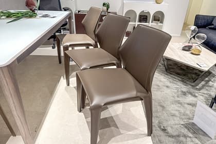 3 Stühle Natuzzi Frieda