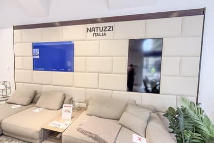 Wandverbrauch Natuzzi Italia