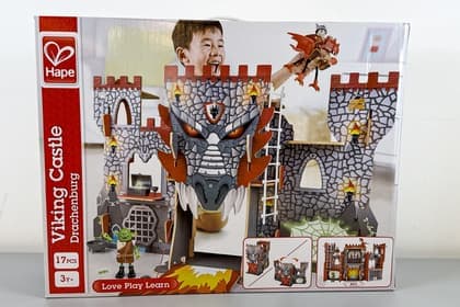 Holzspielset Hape "Drachenburg"