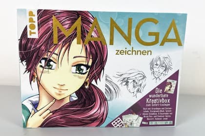 3 Kreativboxen Topp "Manga zeichnen"