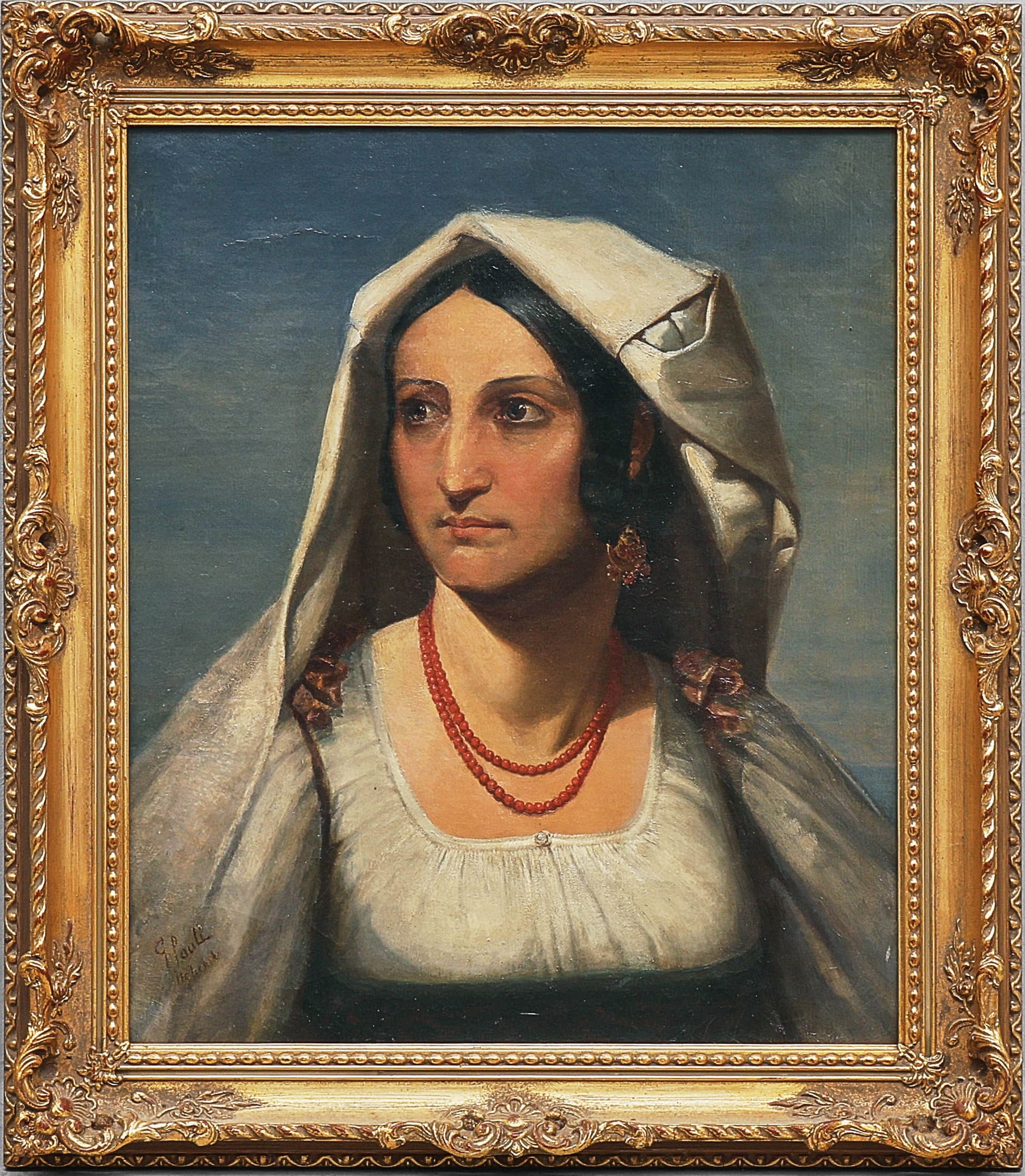 GEORG PAULI. Oil painting, portrait.