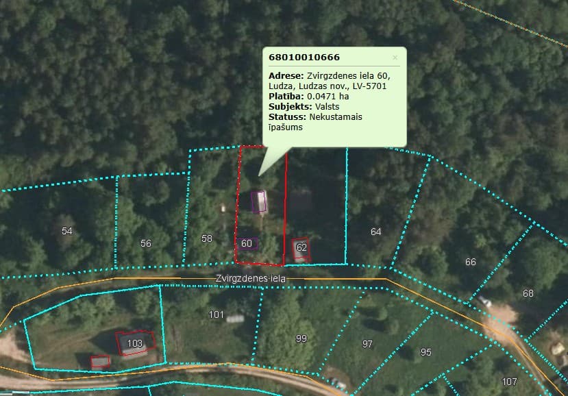 Real Estate Zvirgzdenes iela 60, Ludza