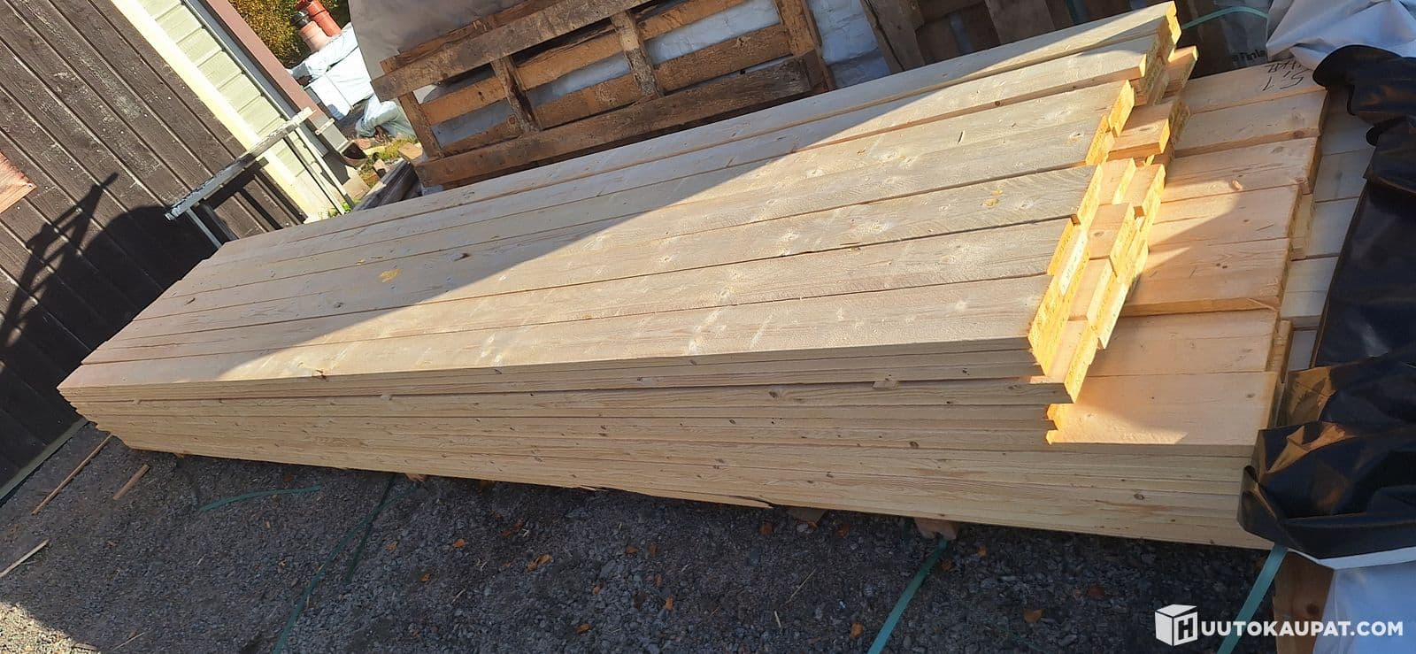 Clearance! 808.2m 25x150 spruce full-edged board, Kankaanpää