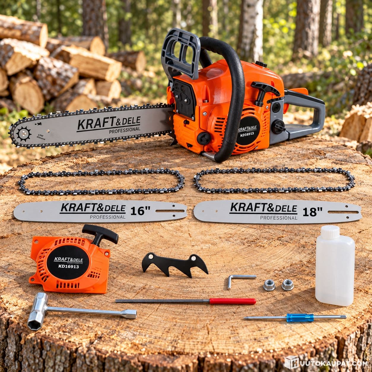 Chain saw 5.9Hv 16" and 18" with flanges 58cc, Isokyro