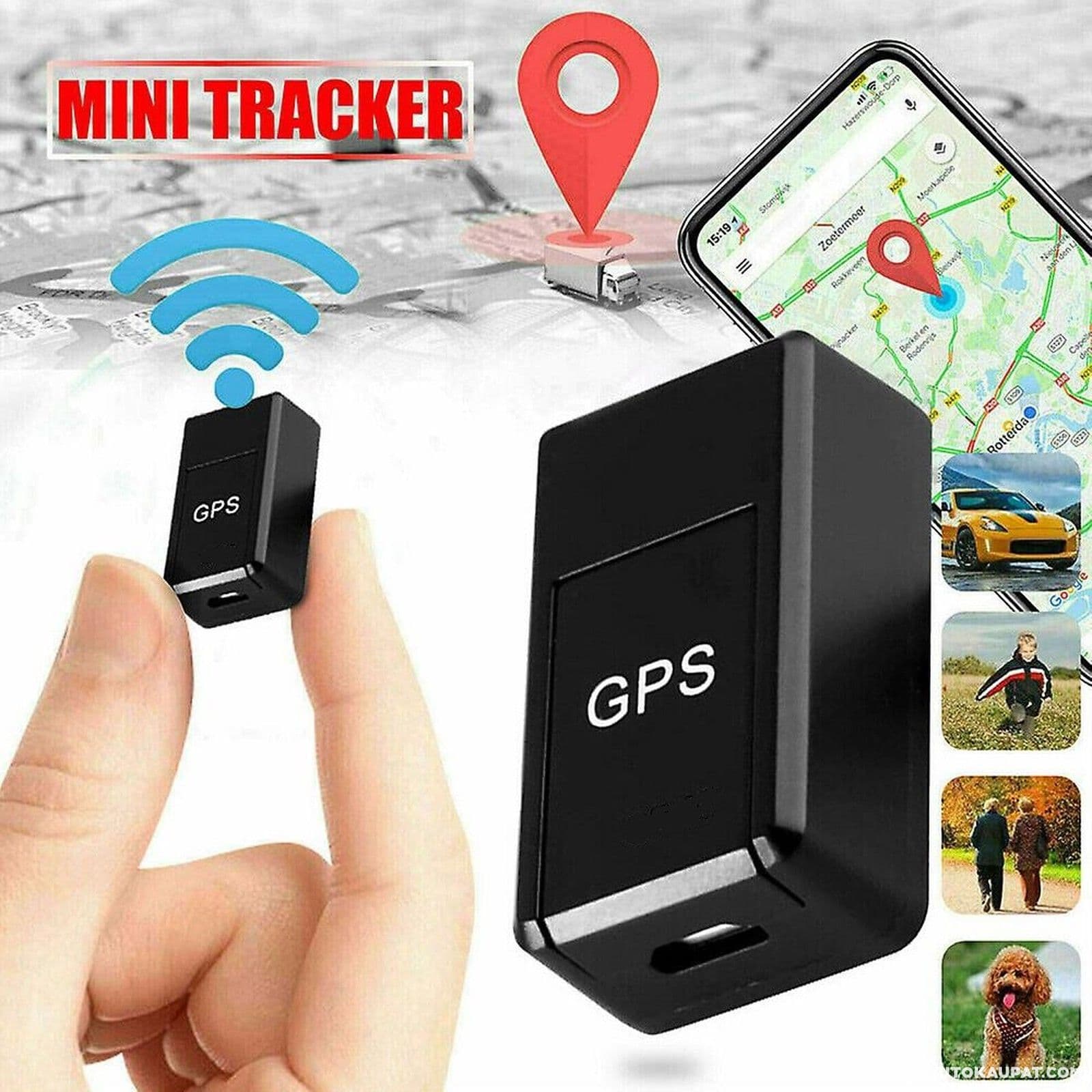 2 Mini GPS Tracking Devices with Microphone