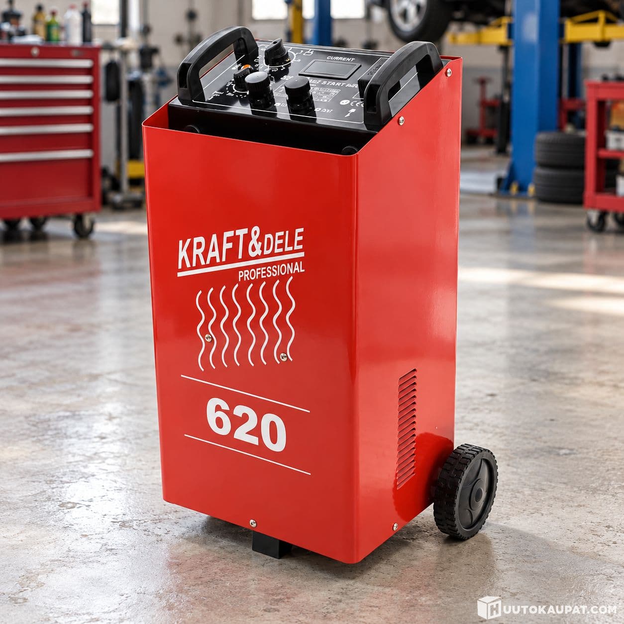 Fast Charger with Wheels 900AH, 480A - 12/24V, Isokyrö