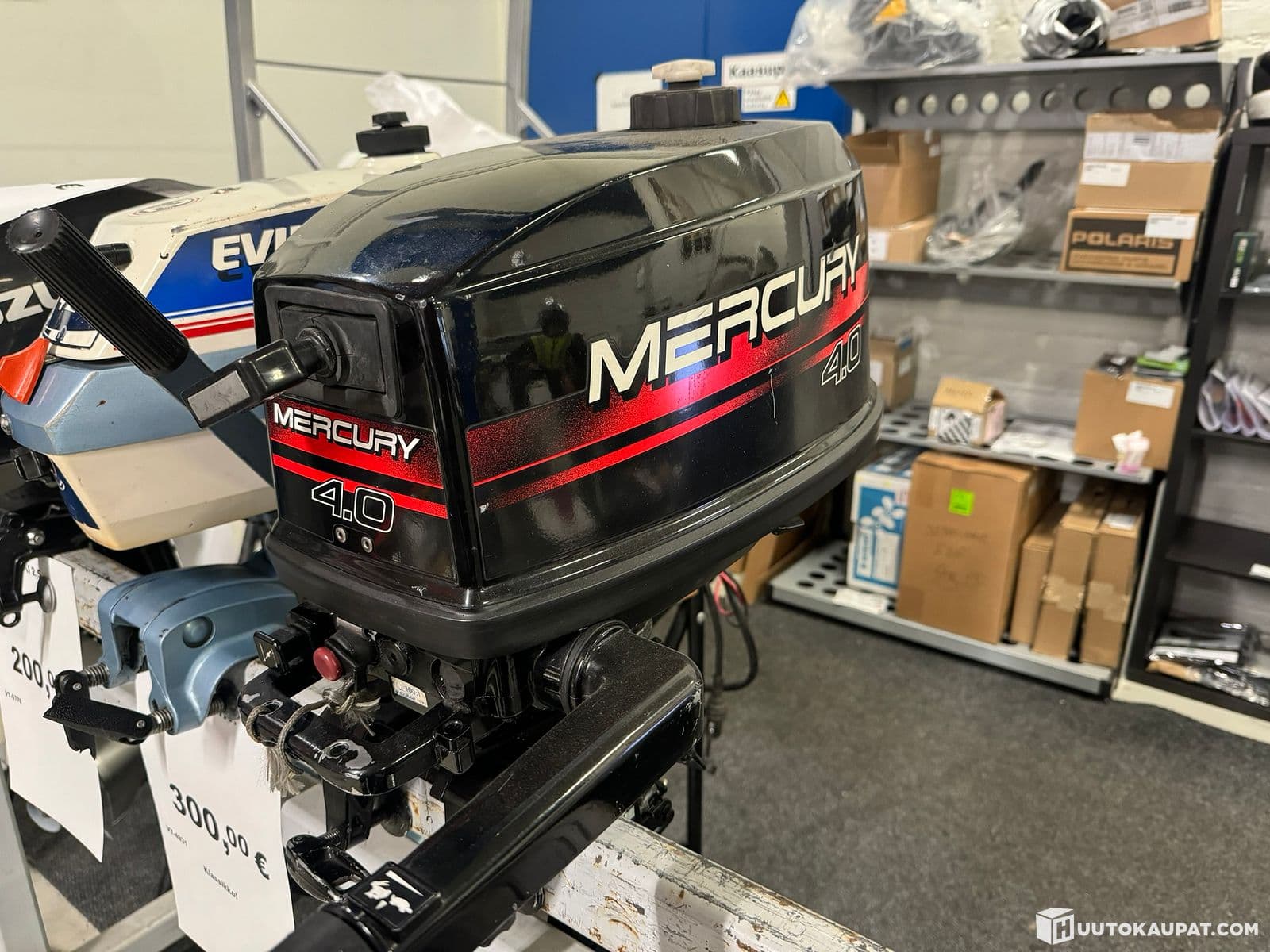 Mercury 4hp long shaft 2-stroke outboard motor, Kuopio