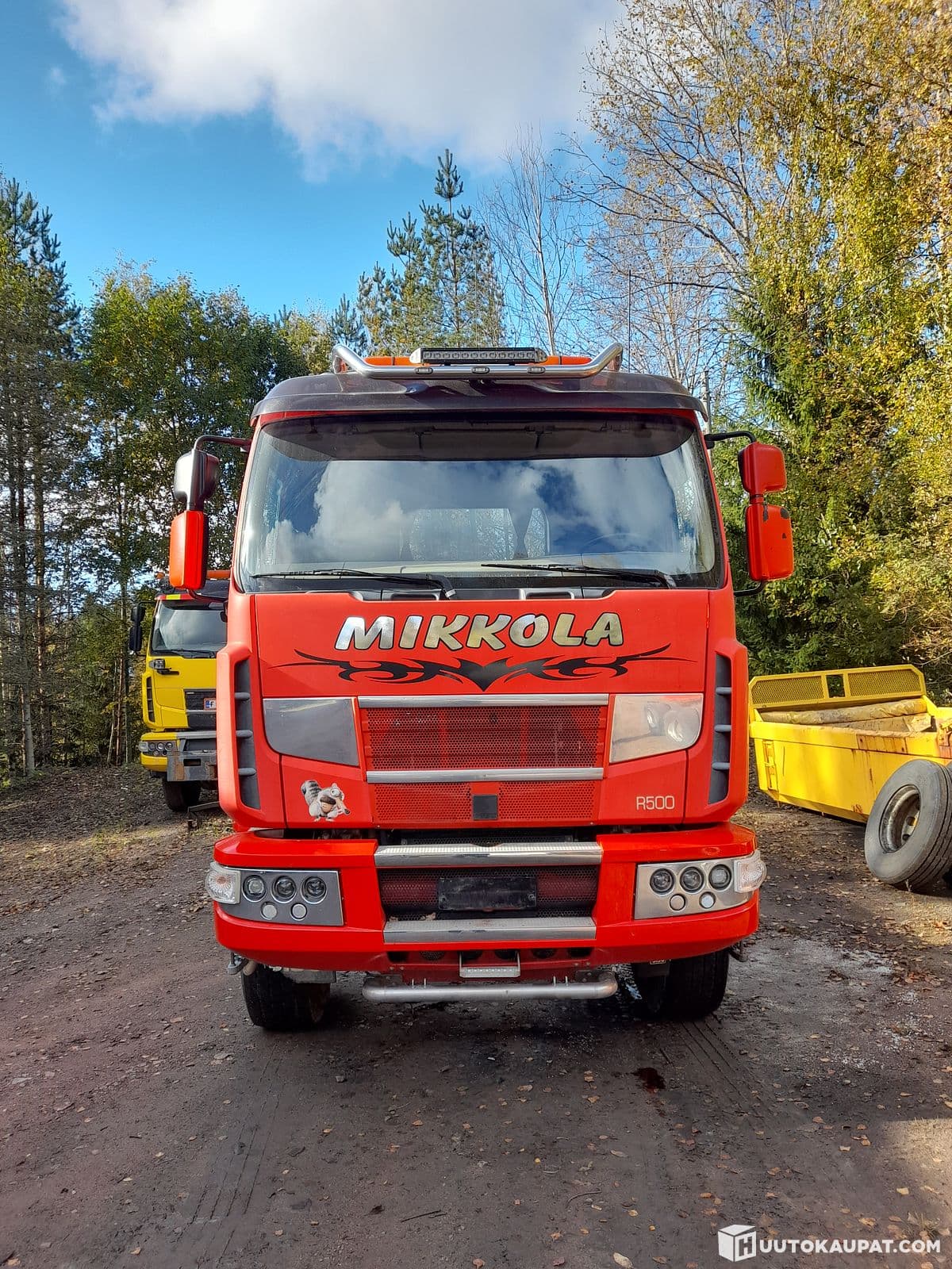 Sisu R500 E13 etupää ilman moottoria., Jämijärvi
