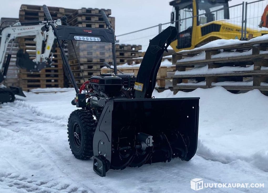6.5HP snowflake with electric steel! Self-driving black edition link - Loncin EUROV winter engine H200 196 CC - Warranty!, Lahti