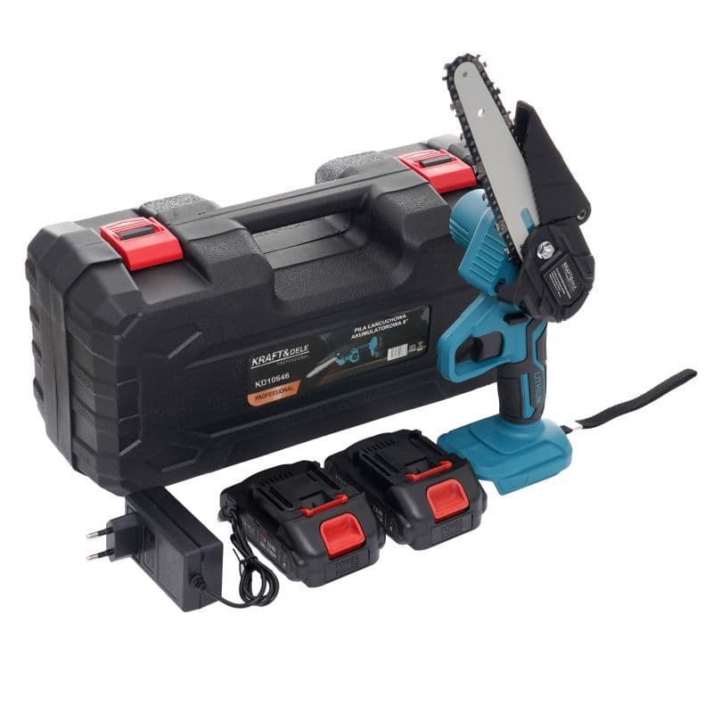 Battery-operated chain saw – 6” / 21V, 2 batteries, briefcase (new) - Tools (1703), Salo