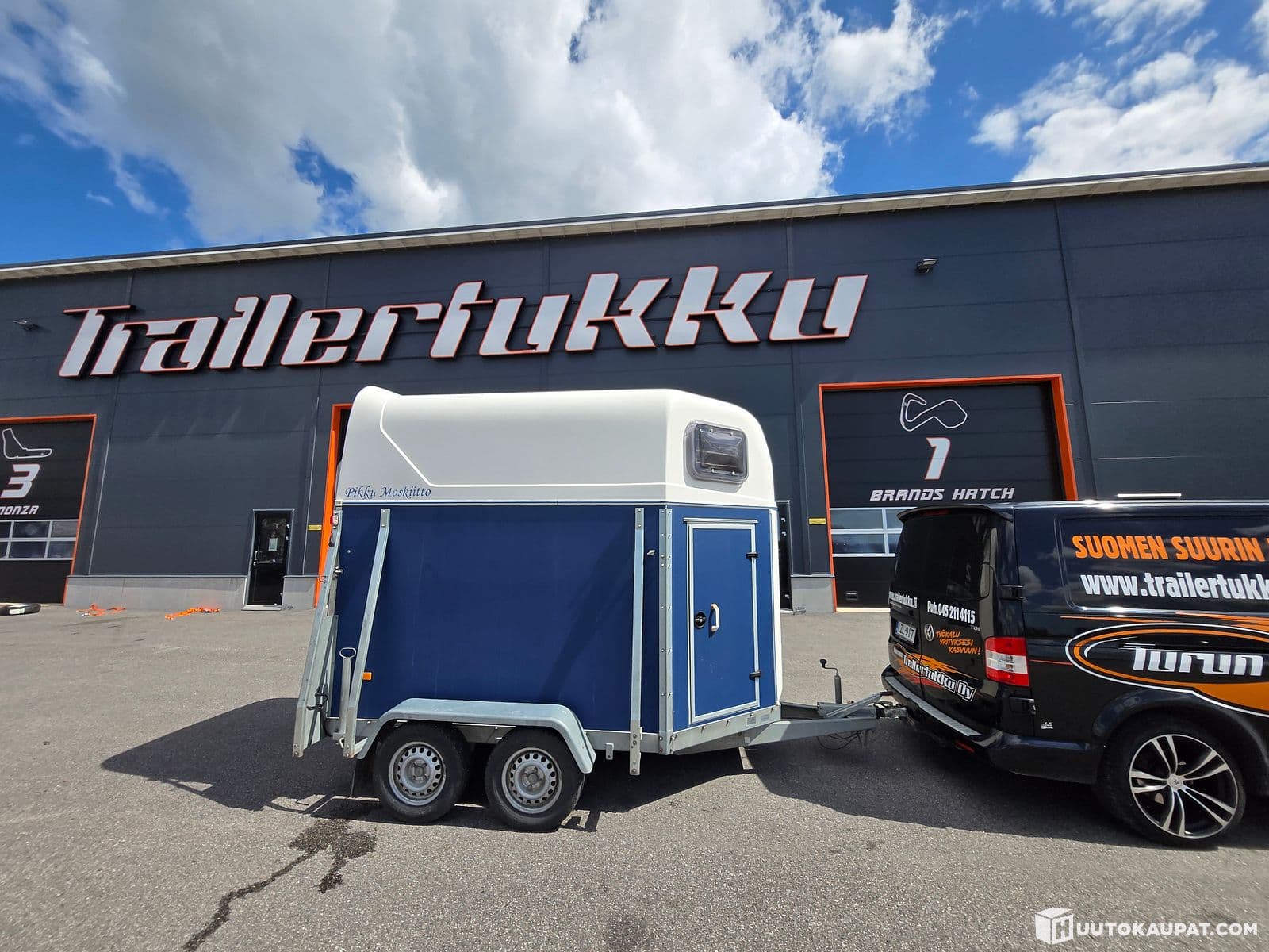 2 HEVOSEN Trailer with Aluminum Floor!, Masku