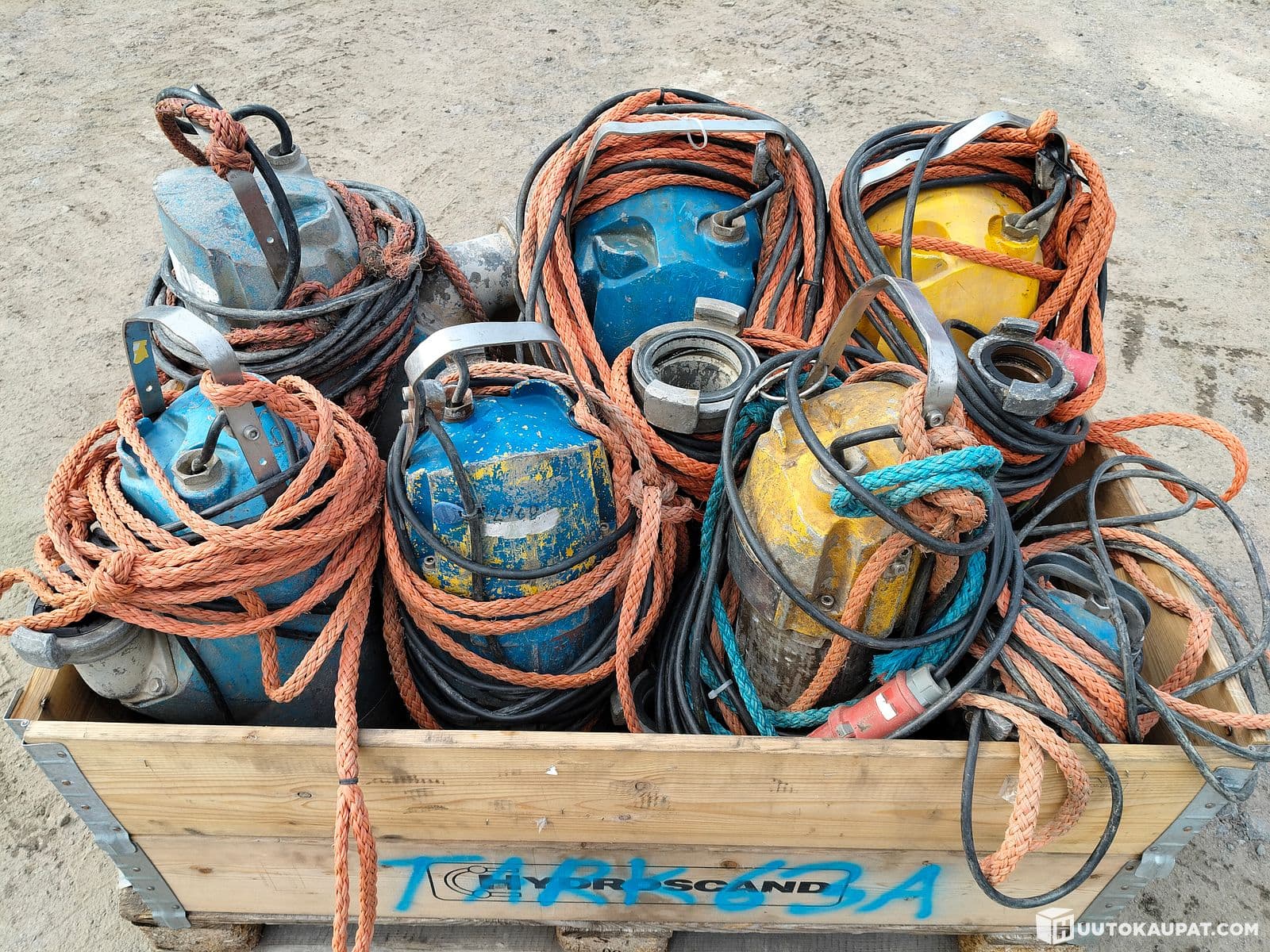 Uppopumppuja 7kpl Sulzer ja Pumpex, Pomarkku