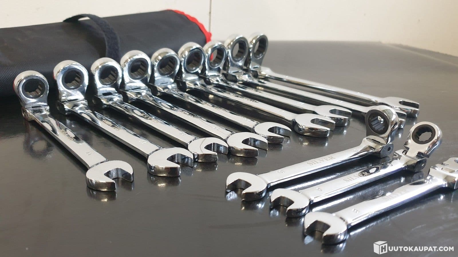 Top Quality Ratchet Wrench Set with Joints 8-19 mm