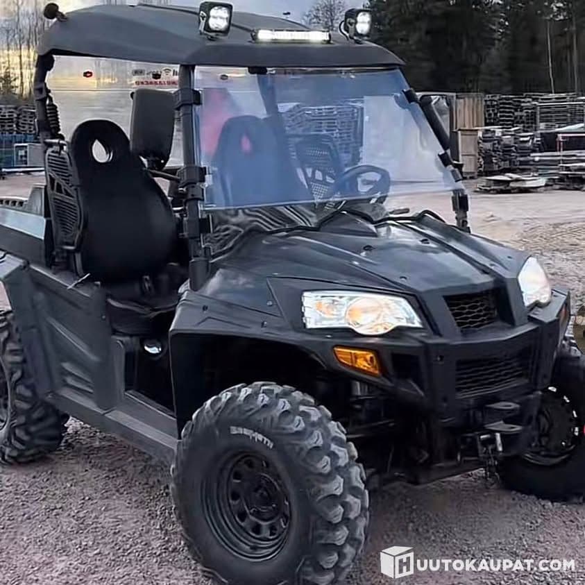 Trapper 800 cc traktorimönkijä täysin musta sisältäen alv., Loviisa