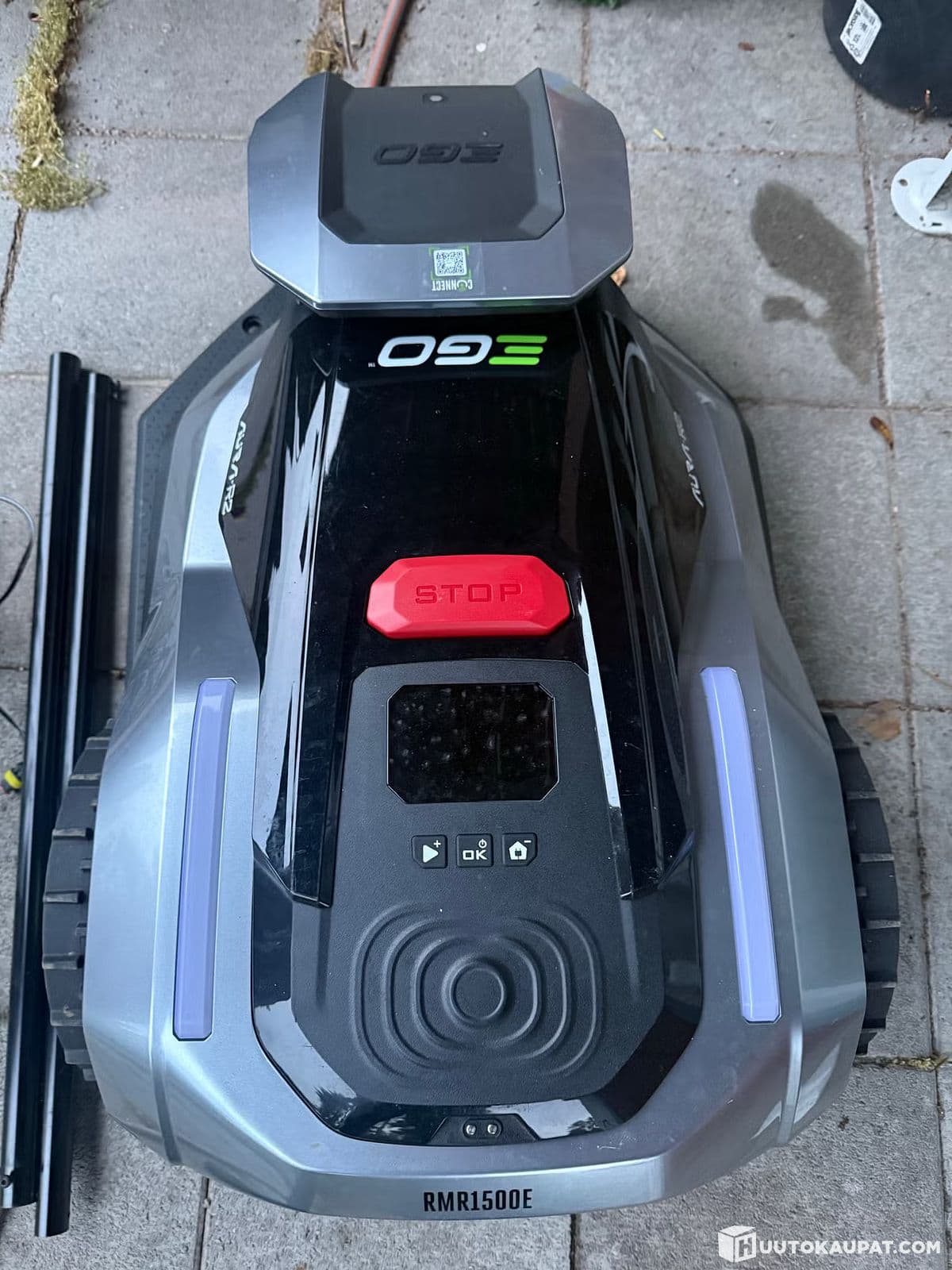 EGO RMR1500E Robotic Lawnmower with GPS Base Station