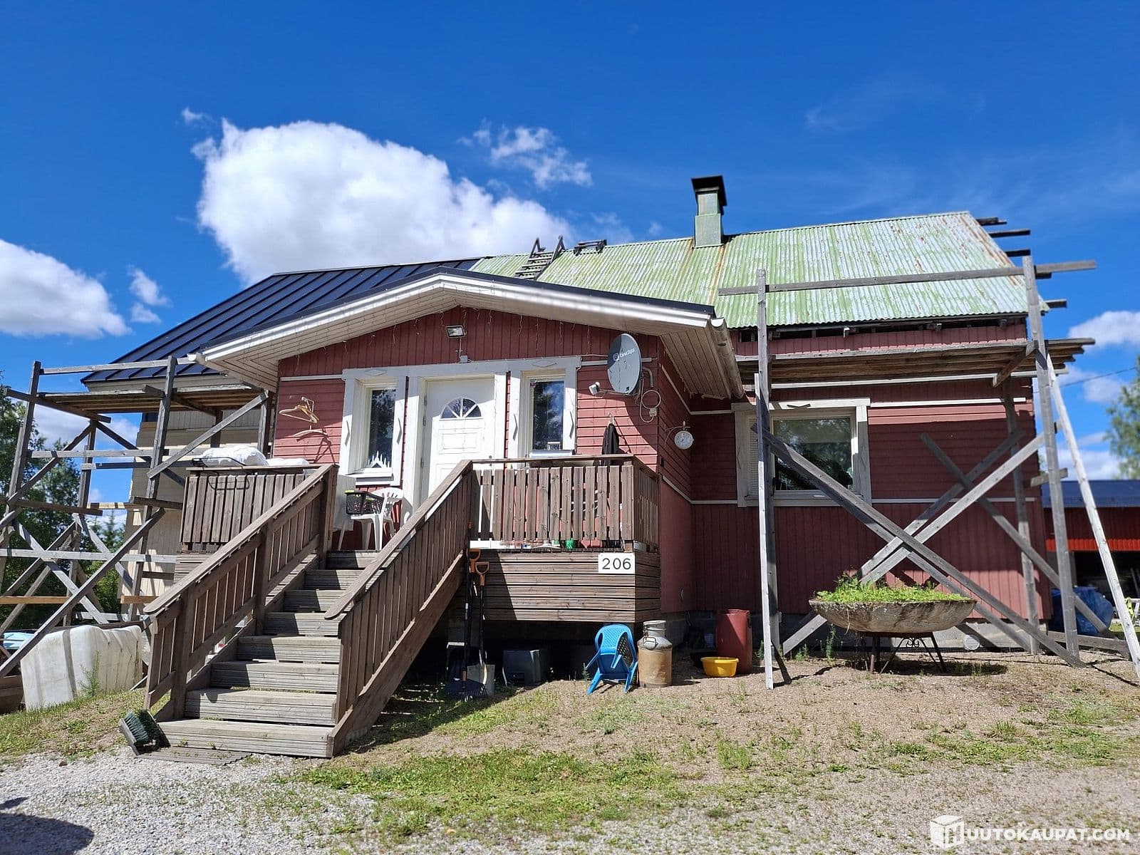 Exempted property (0.4005 ha) with its buildings in Artjärvi, Orimattila