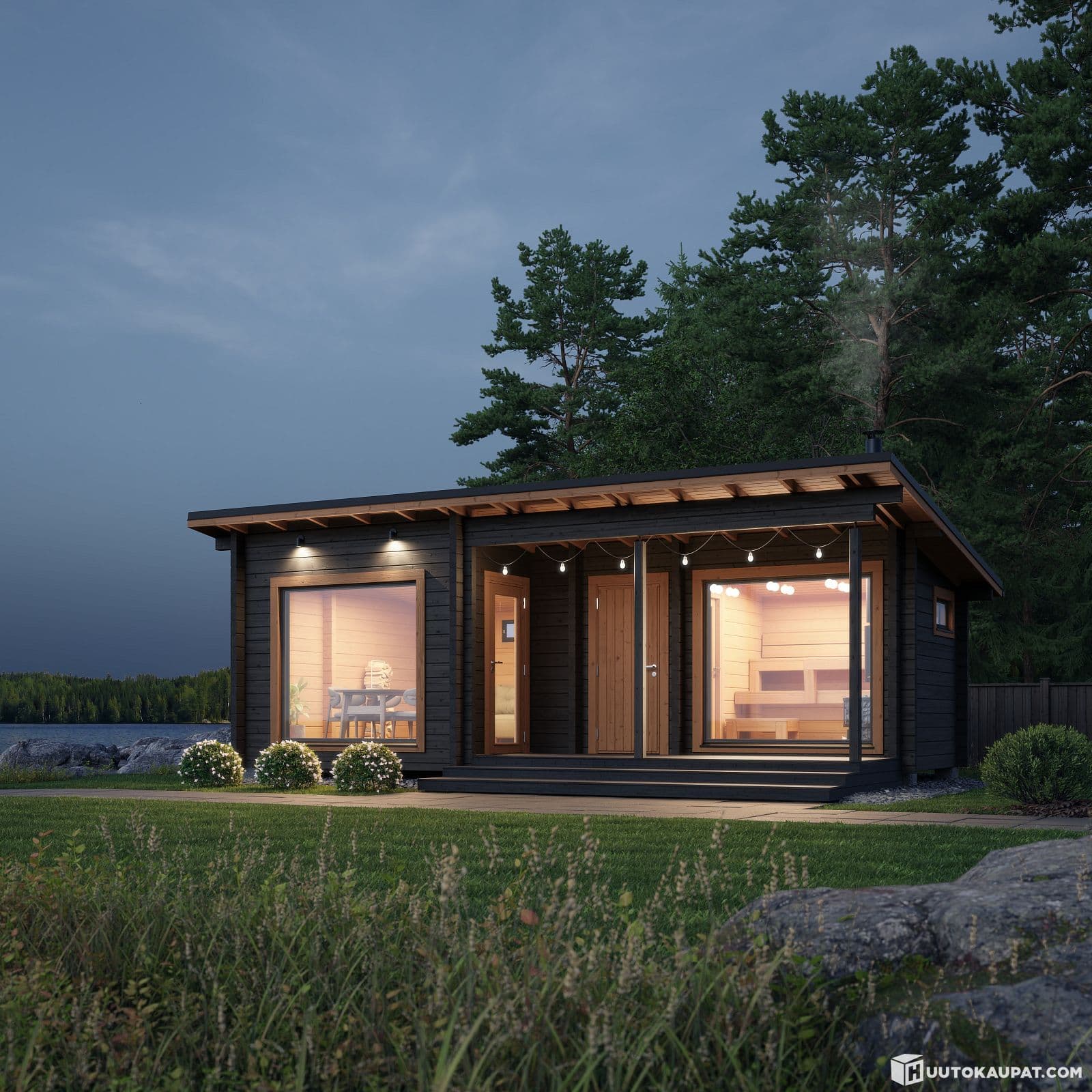 Garden Sauna - Sauna Cabin - Attic 25 m², Liminka