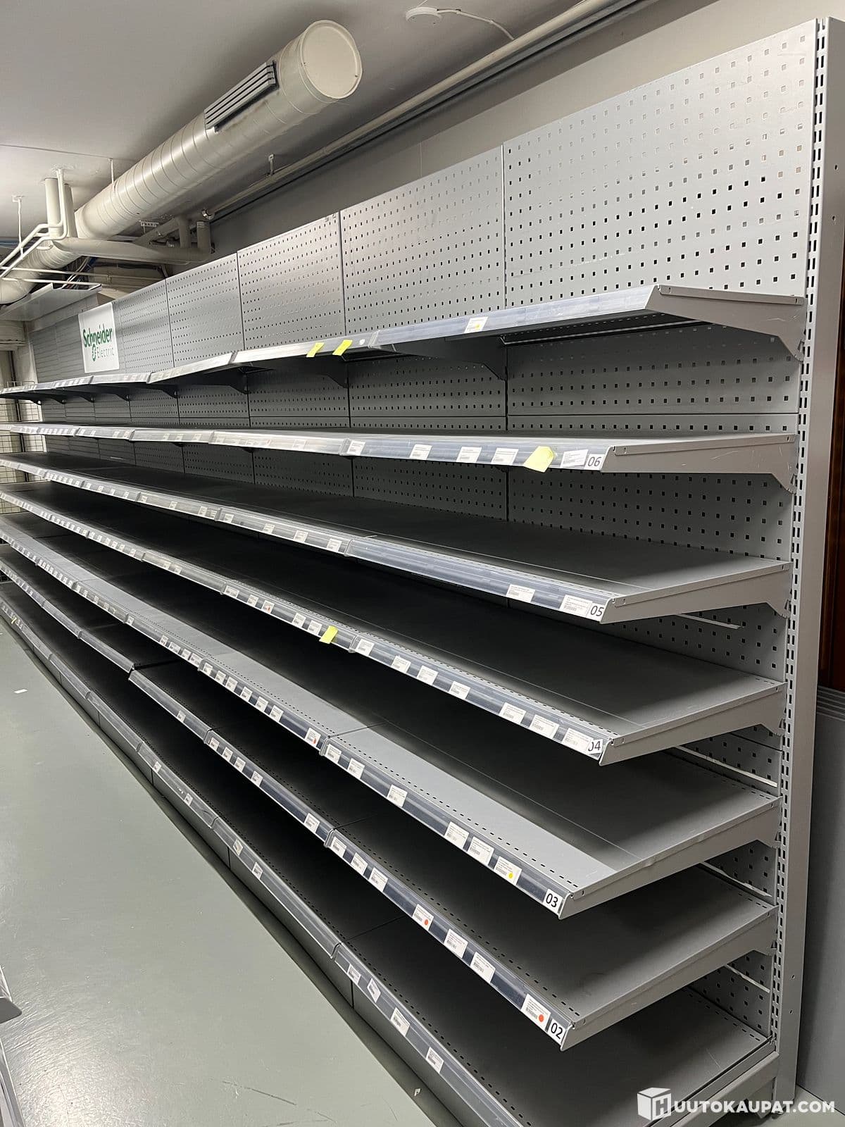 ITAB Shop Shelving - Storage Shelving for Clean Indoor Use. 500mm / 600mm with deepest shelf level. Price Indoor VAT 25.5%. Pick-up 0€. Also Delivery, Lieto