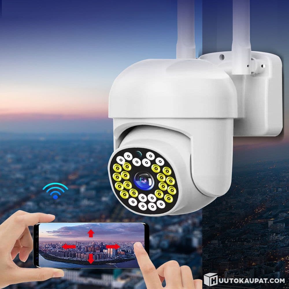 2 pcs i-view Wi-Fi IP HD surveillance camera, 2 megapixel Full HD resolution, Night vision, IP66(FI), Isokyro