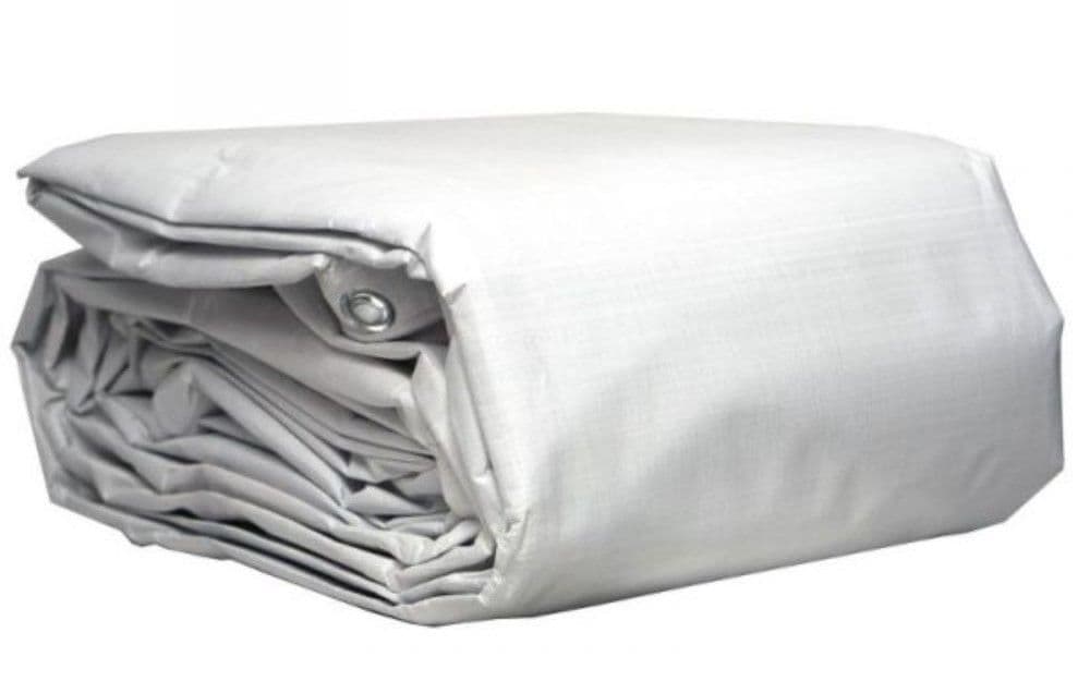 8x12m Heavy Cover - Strong 300g/m2 - White (Home Delivery)