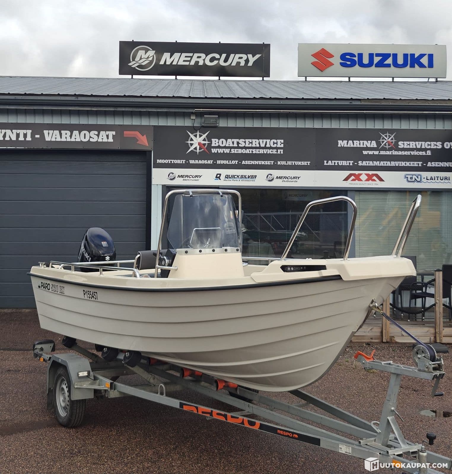 Uusi Paro 520RX + Suzuki DF60ATL, Kotka