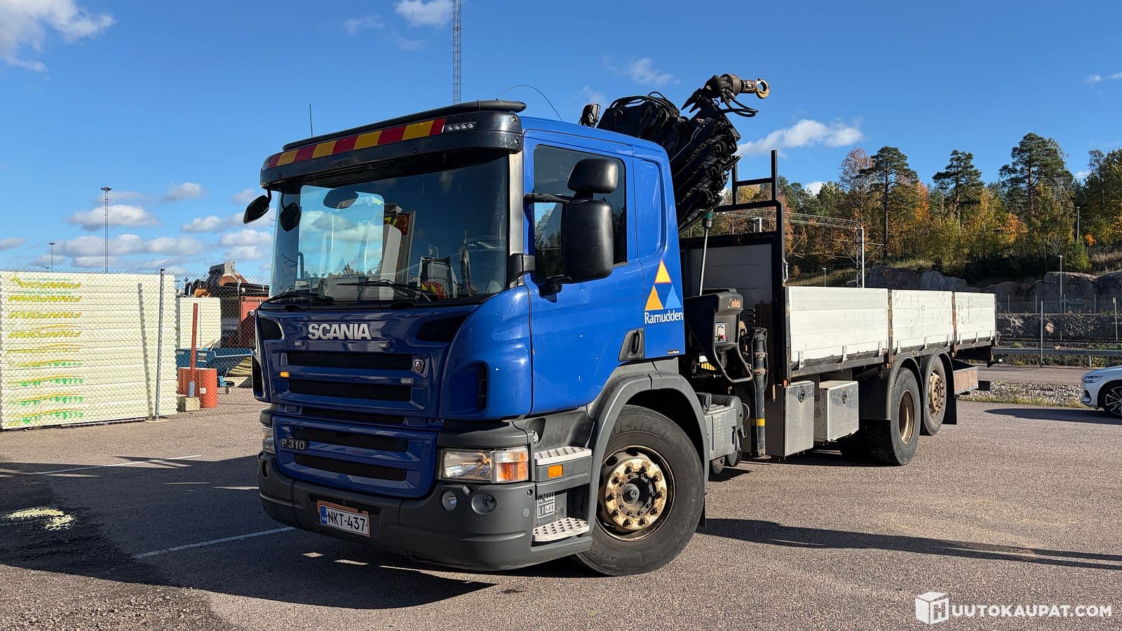 Scania P310 6x2 + Hiab 166E-4 HiDuo, 2007 – 544 879 km, Helsinki