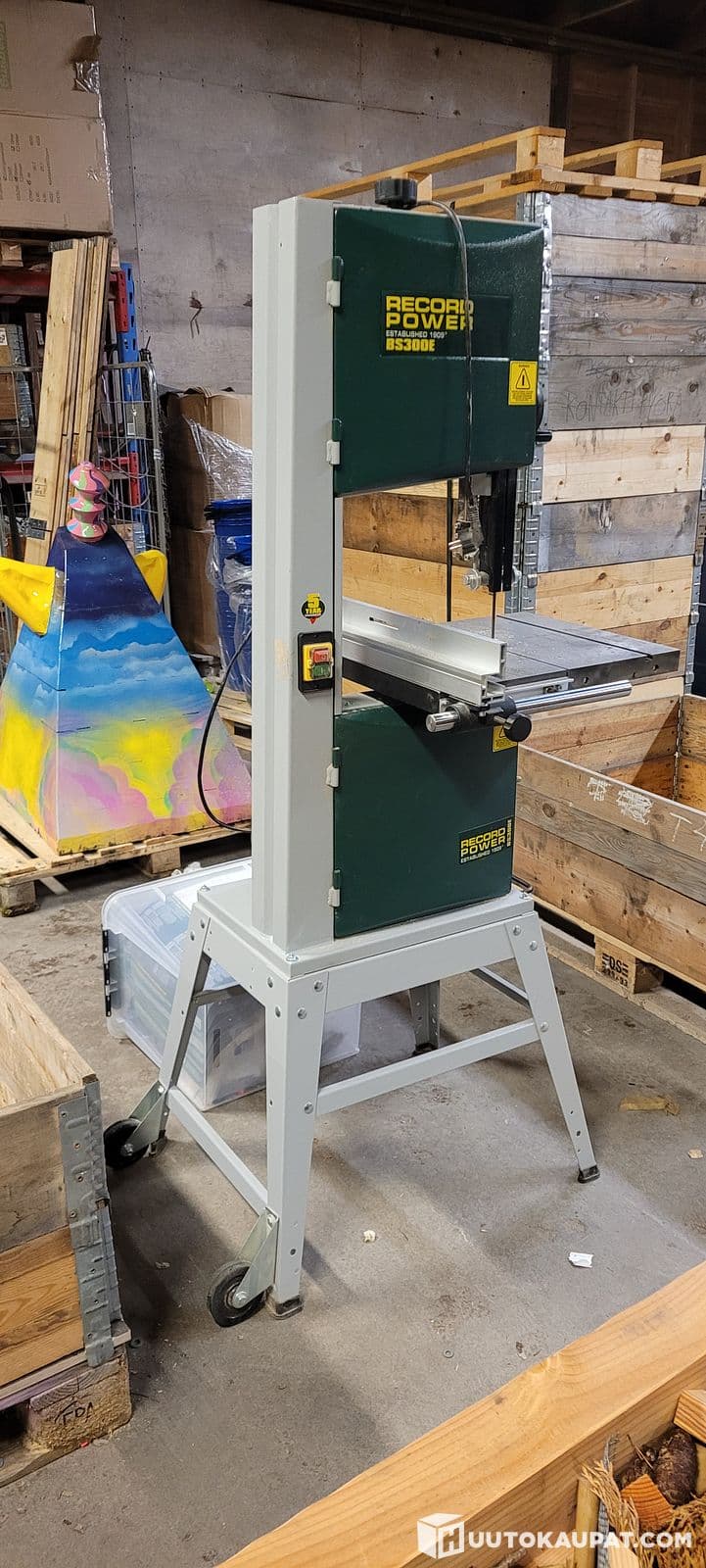 Record BS300E bandsaw, Espoo