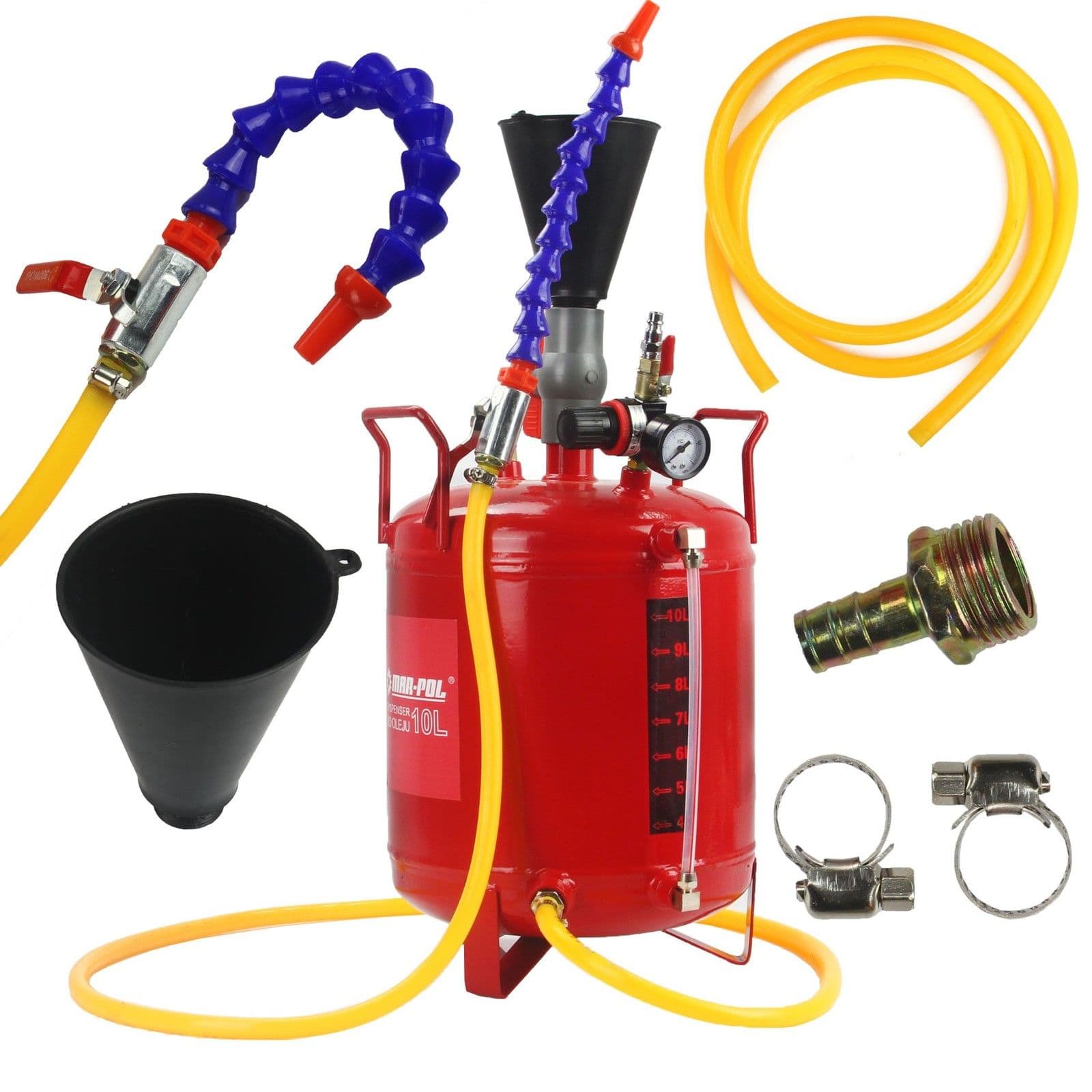 Pneumatic oil filler 10L (Final), Big Cylinder
