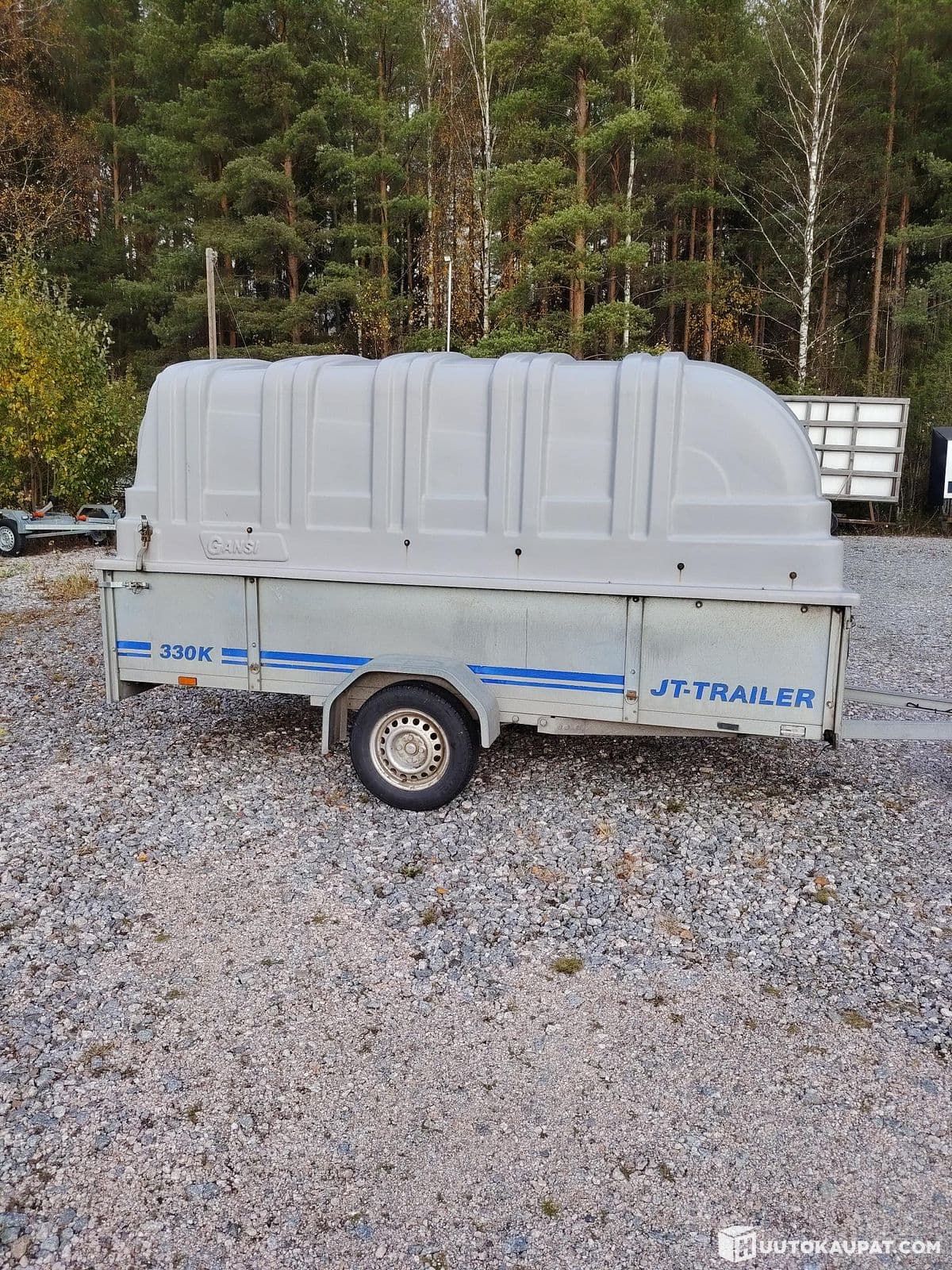 Light trailer JT-Trailer 330/150/50 with cover, Sauvo