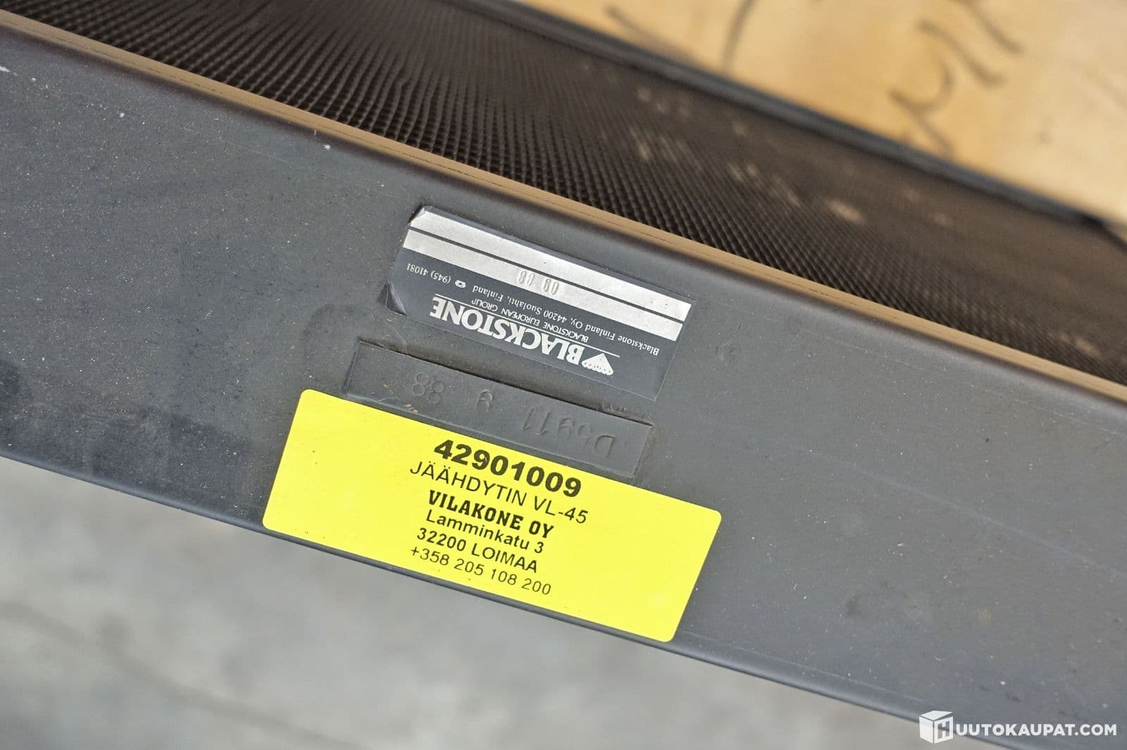 Coolers for VL-45 Brush Sweeper, Loimaa