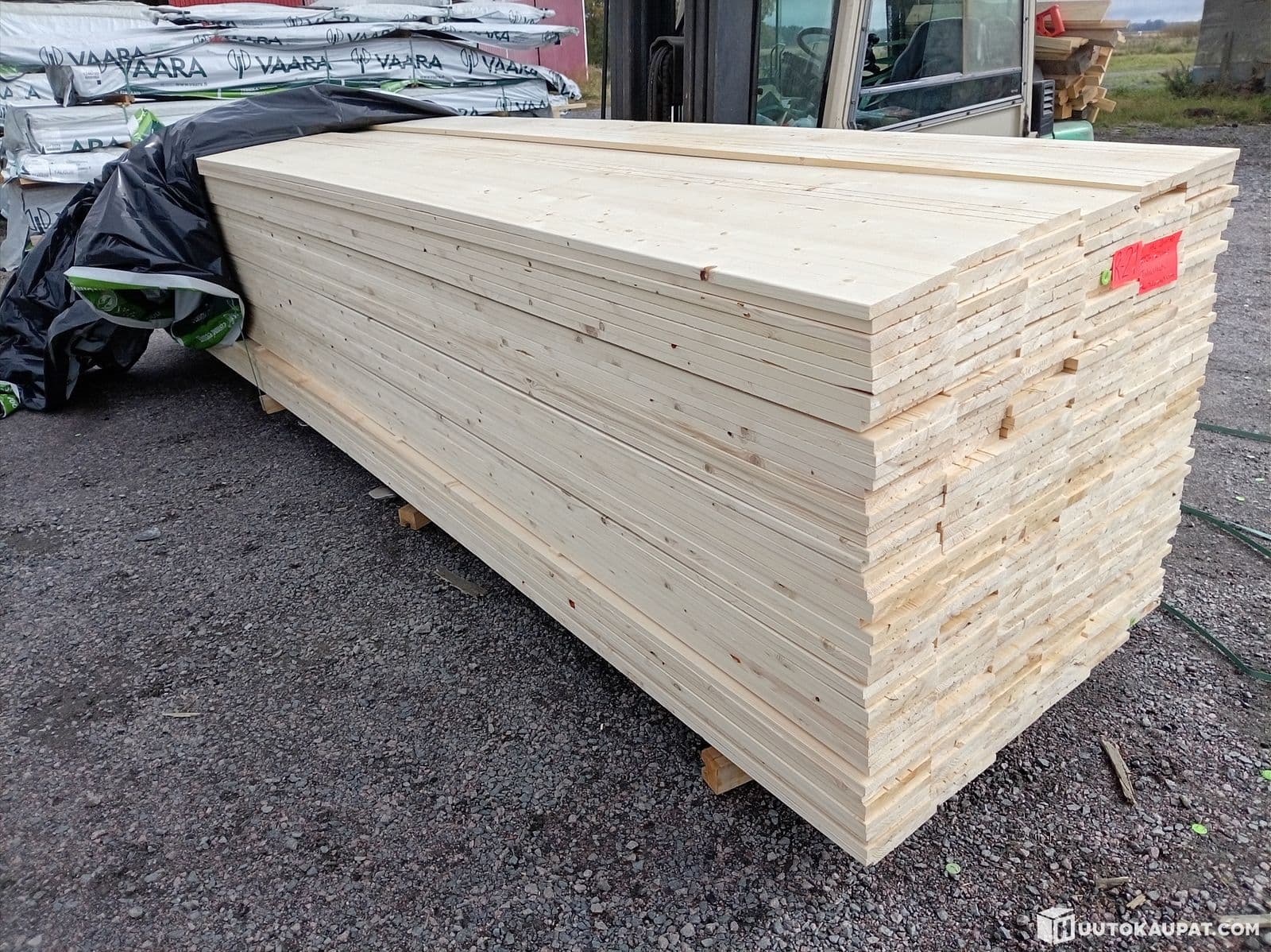 Fine sawboard 20 x 170mm 1252m, 210m2 Starting price 1.12€/Metri, Loimaa