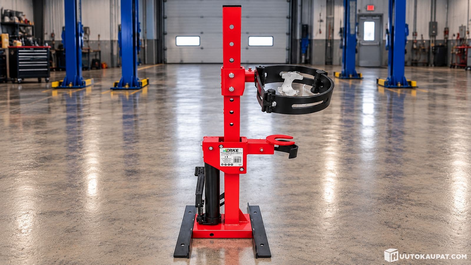 Hydraulic spring press for 1 Ton McPherson springs, Isokyro