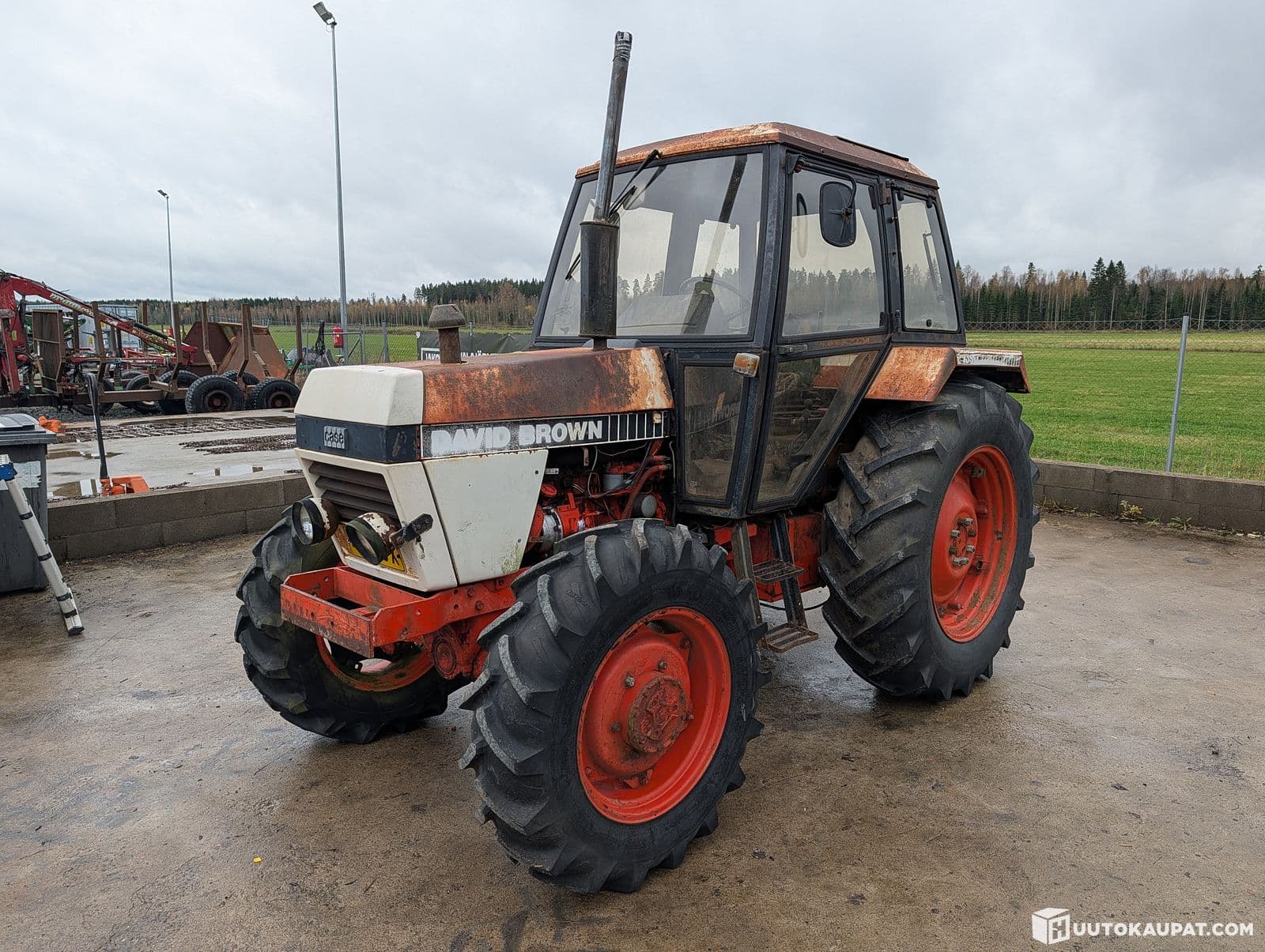 David Brown 1390 four-wheel drive tractor, 1982