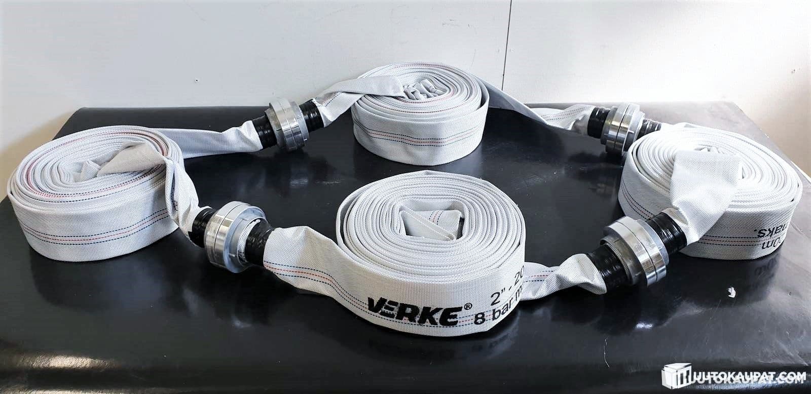 2" fire hose with connectors 80 m (4 x 20m), Isokyrö