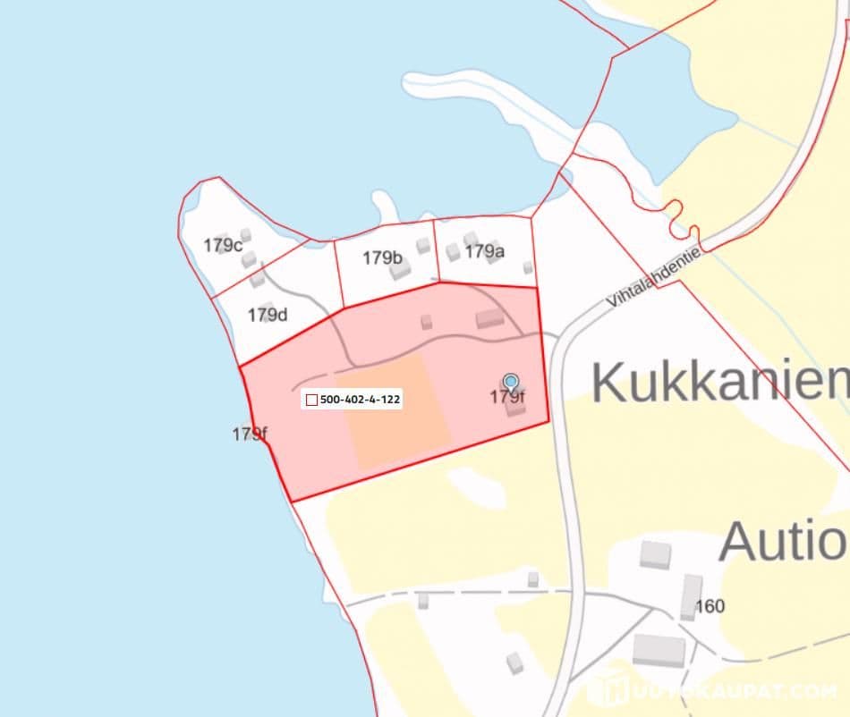 Kuukkaniemi, entertainment place 1,6 ha, Muurame