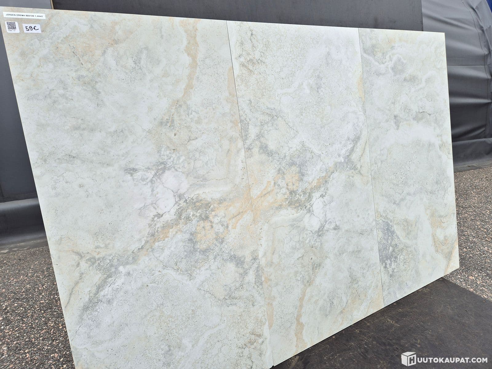 50.4m2 Porcellanico Floor/Wall Tile 60x120cm Jorden Crema Matt
