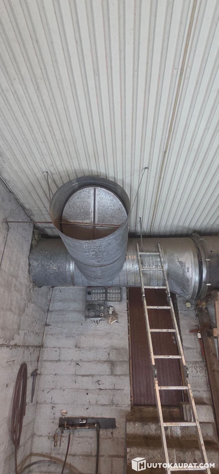 Spiral wound pipes and blower, Kokkola