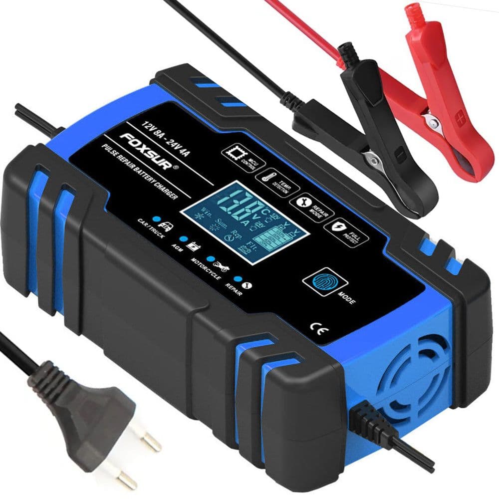 Automatic battery charger 12V/24V – with battery repair, Kuopio