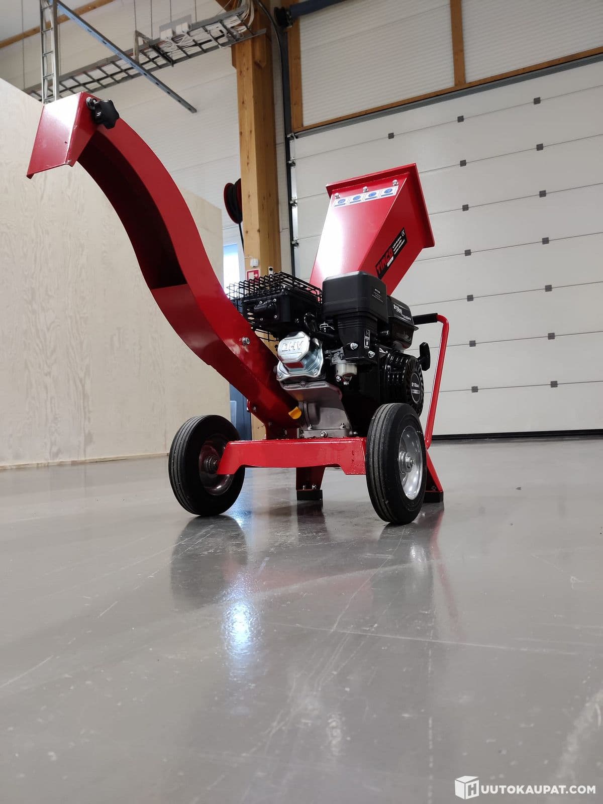 6,5HP wood chipper! Powerful 196cc 6,5hv Oksa shredder, Warranty - Watch video! - Home delivery, Lahti