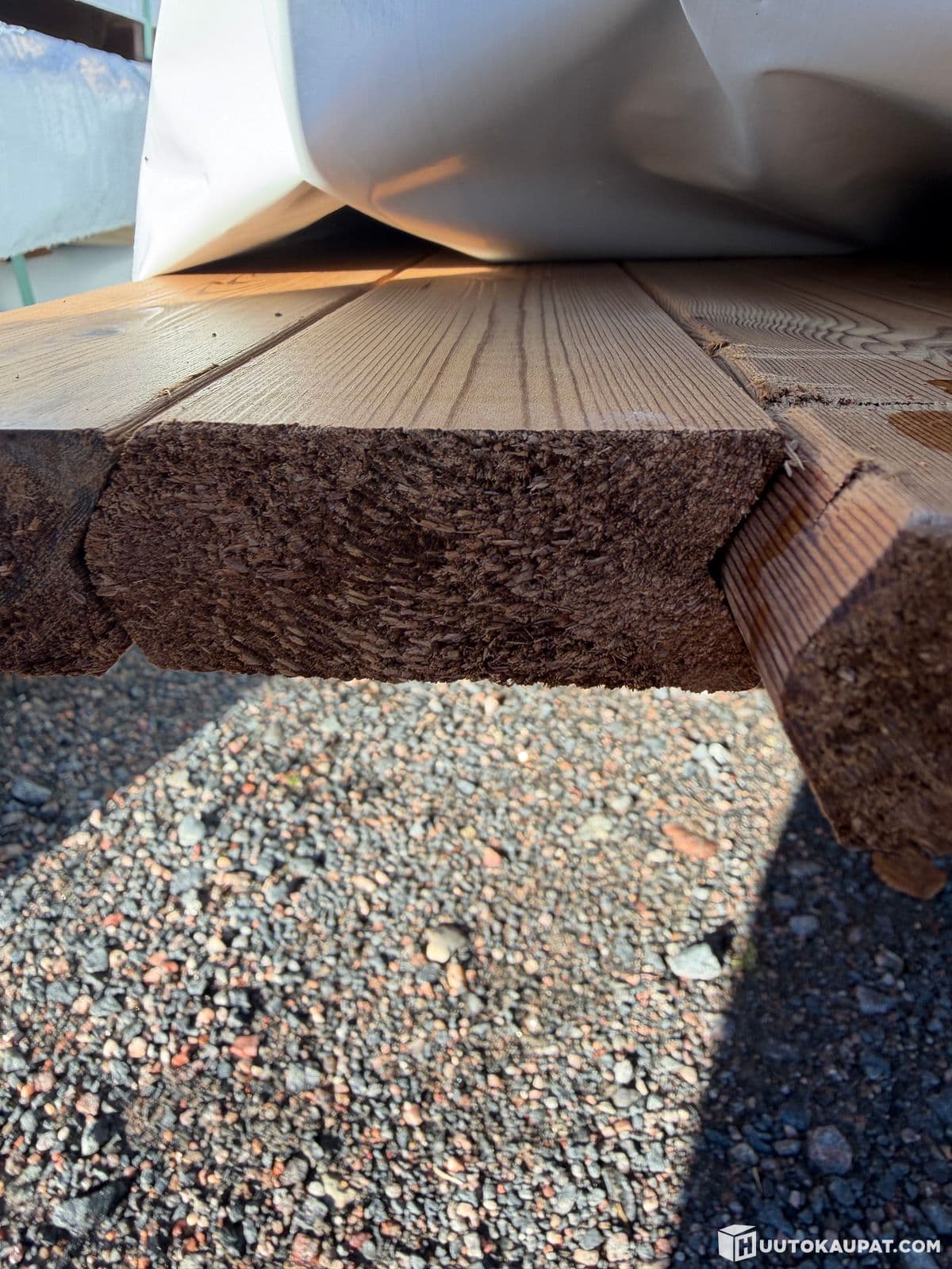 Heat treated pine bar NUOLI-Prof smooth 26x66 / 544.5 meters, Nurmijärvi